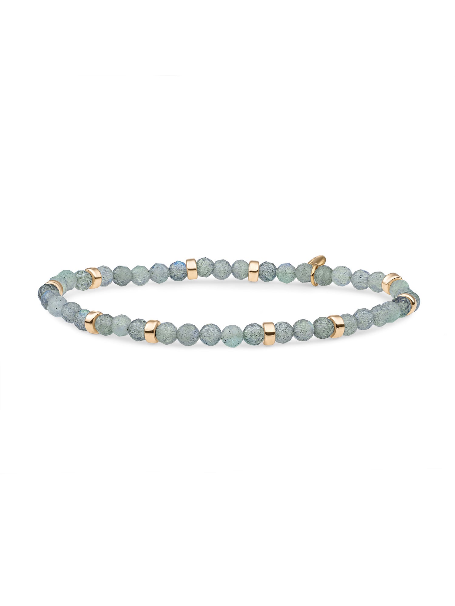 Roundel Interstellar Armband Labradorite - Gold Plated