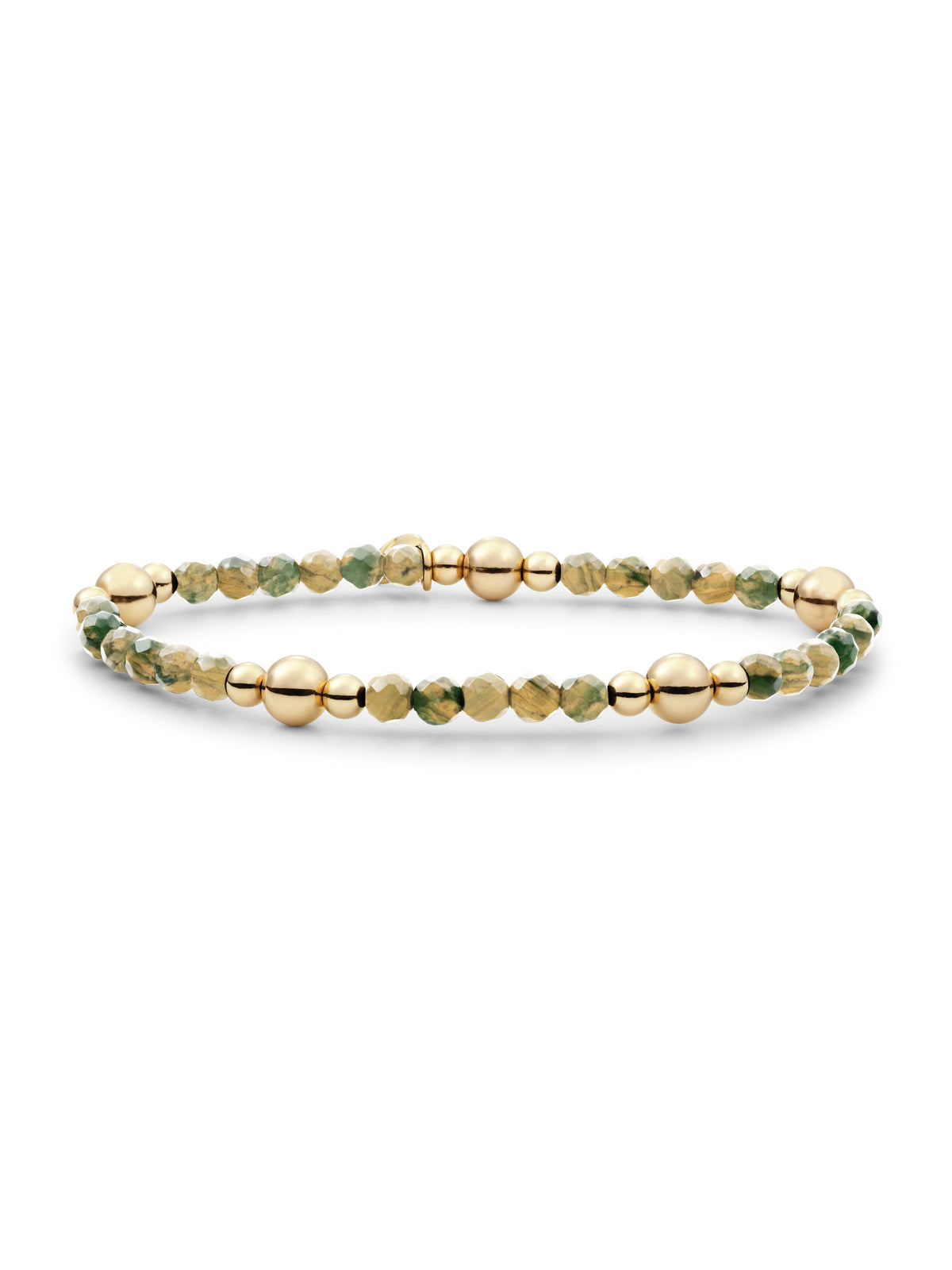 Bold Mix Armband Hidden Gem | Ya’an Green Jade - Bold Mix Armband Hidden Gem | Ya’an Green Jade