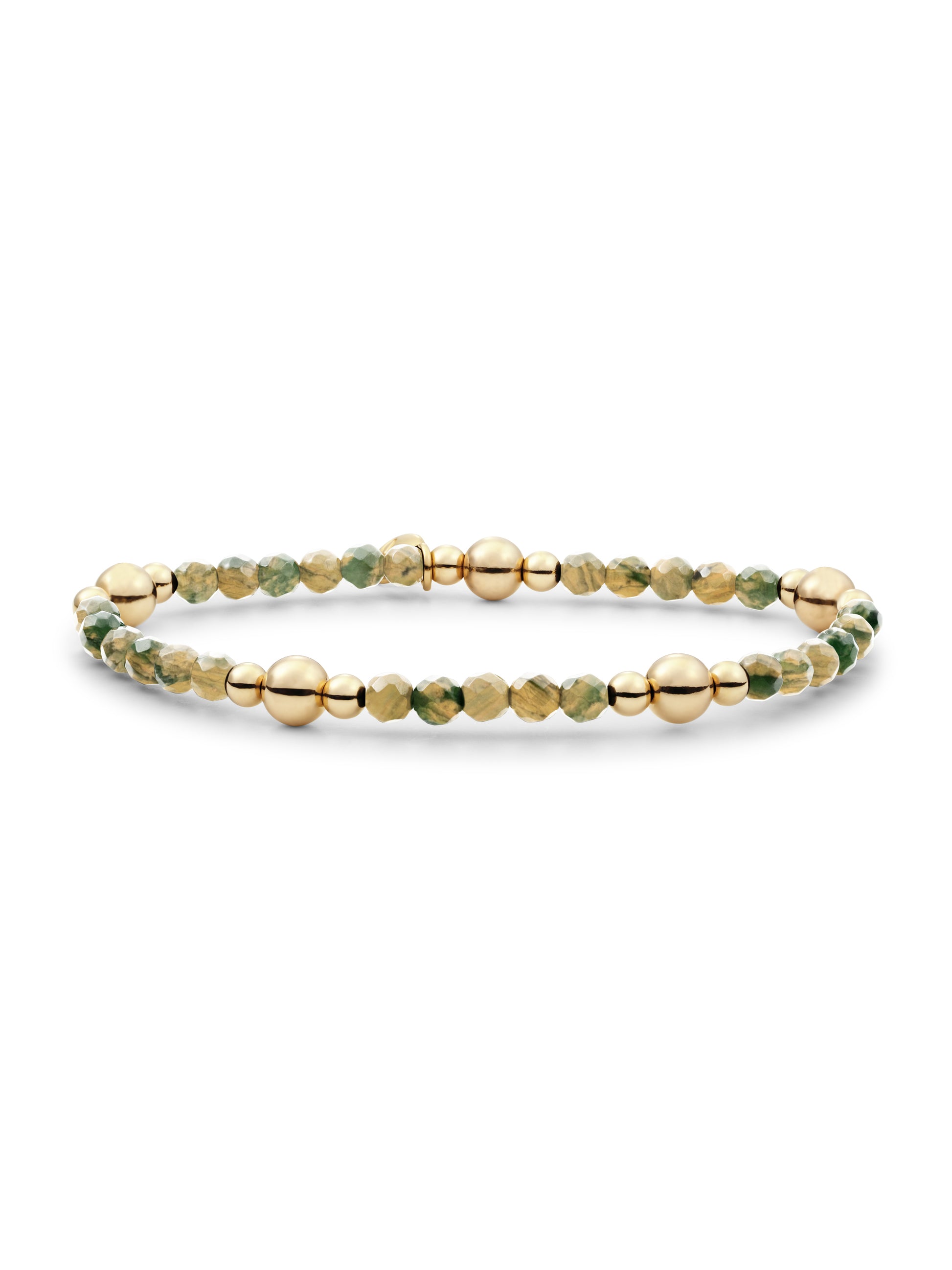 Bold Mix Armband Hidden Gem | Ya’an Green Jade - Bold Mix Armband Hidden Gem | Ya’an Green Jade