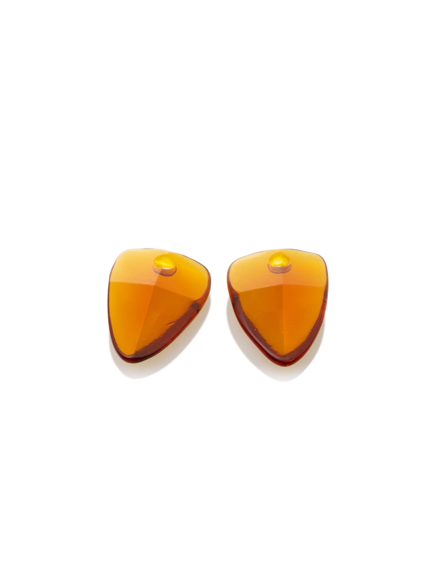 Oorbel Edelstenen Citrine Quartz Edge Mini - Oorbel Edelstenen Citrine Quartz Edge Mini