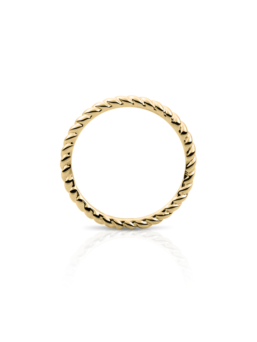Twist Ring Additional 9K Goud