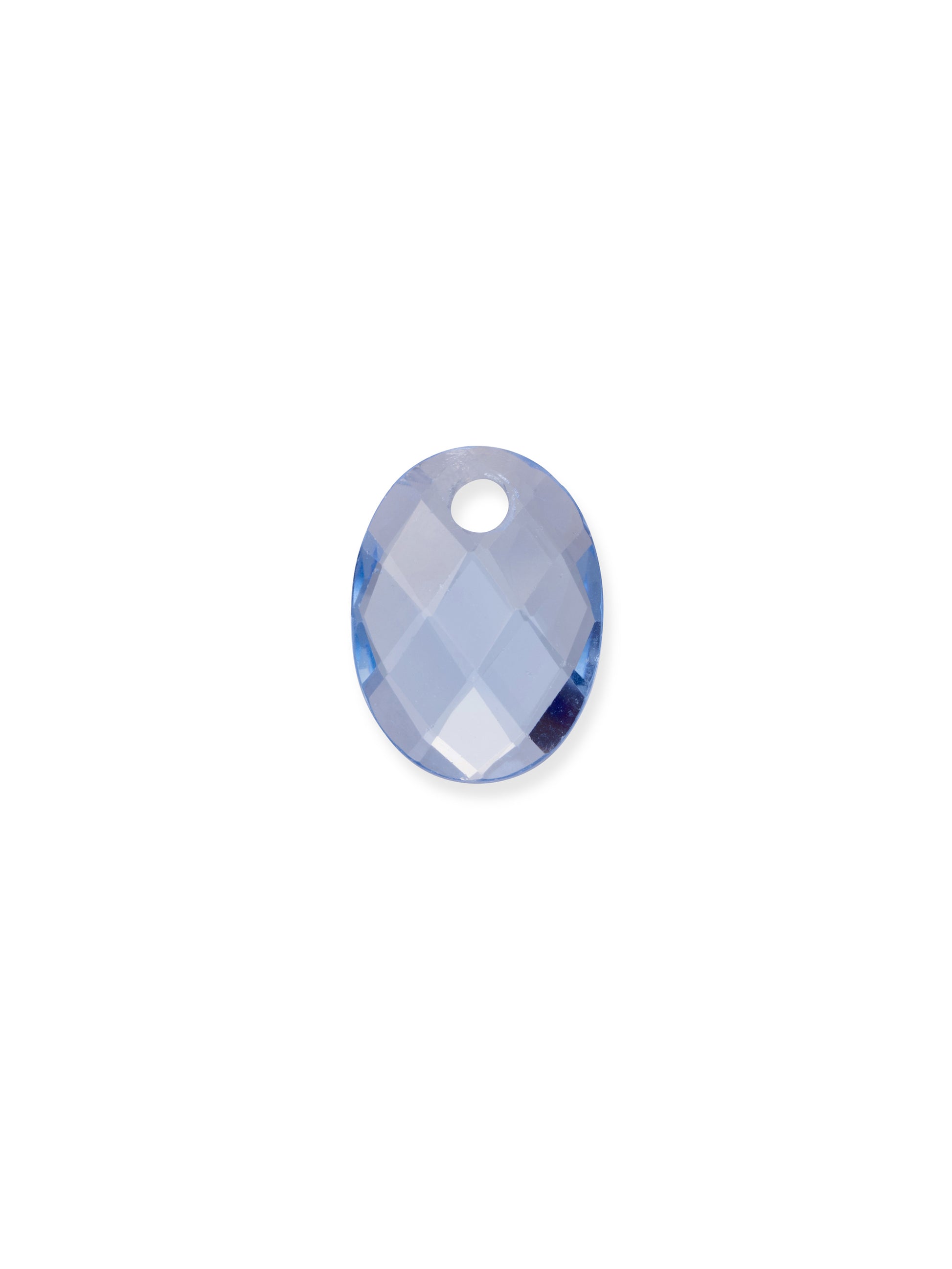 Pendant Edelsteen Medium Oval Aquamarine - Pendant Edelsteen Medium Oval Aquamarine