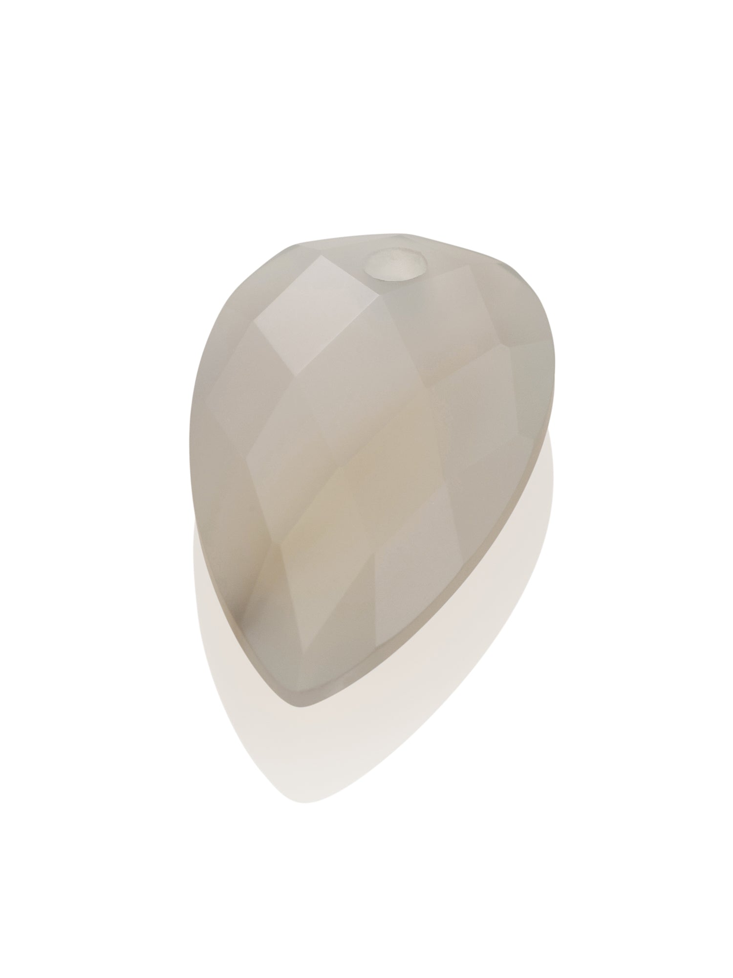 Pendant Edelsteen Blossom Grey Agate - Pendant Edelsteen Blossom Grey Agate