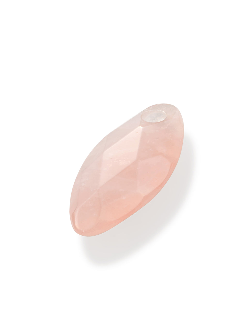 Pendant Edelsteen Leaf Rose Quartz - Pendant Edelsteen Leaf Rose Quartz