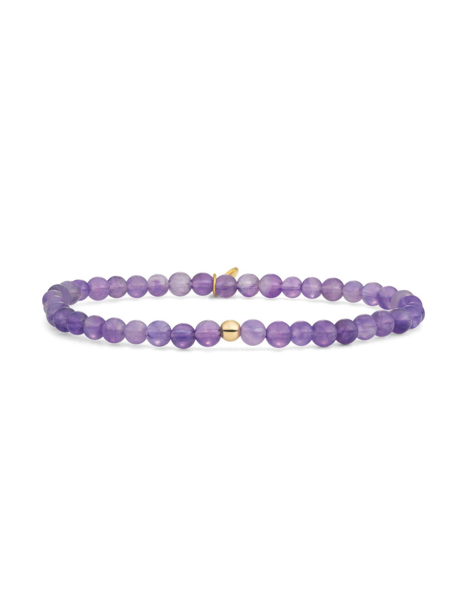 Saturn Armband Small Amethyst - 0.00 / 0.00 / Gold Plated