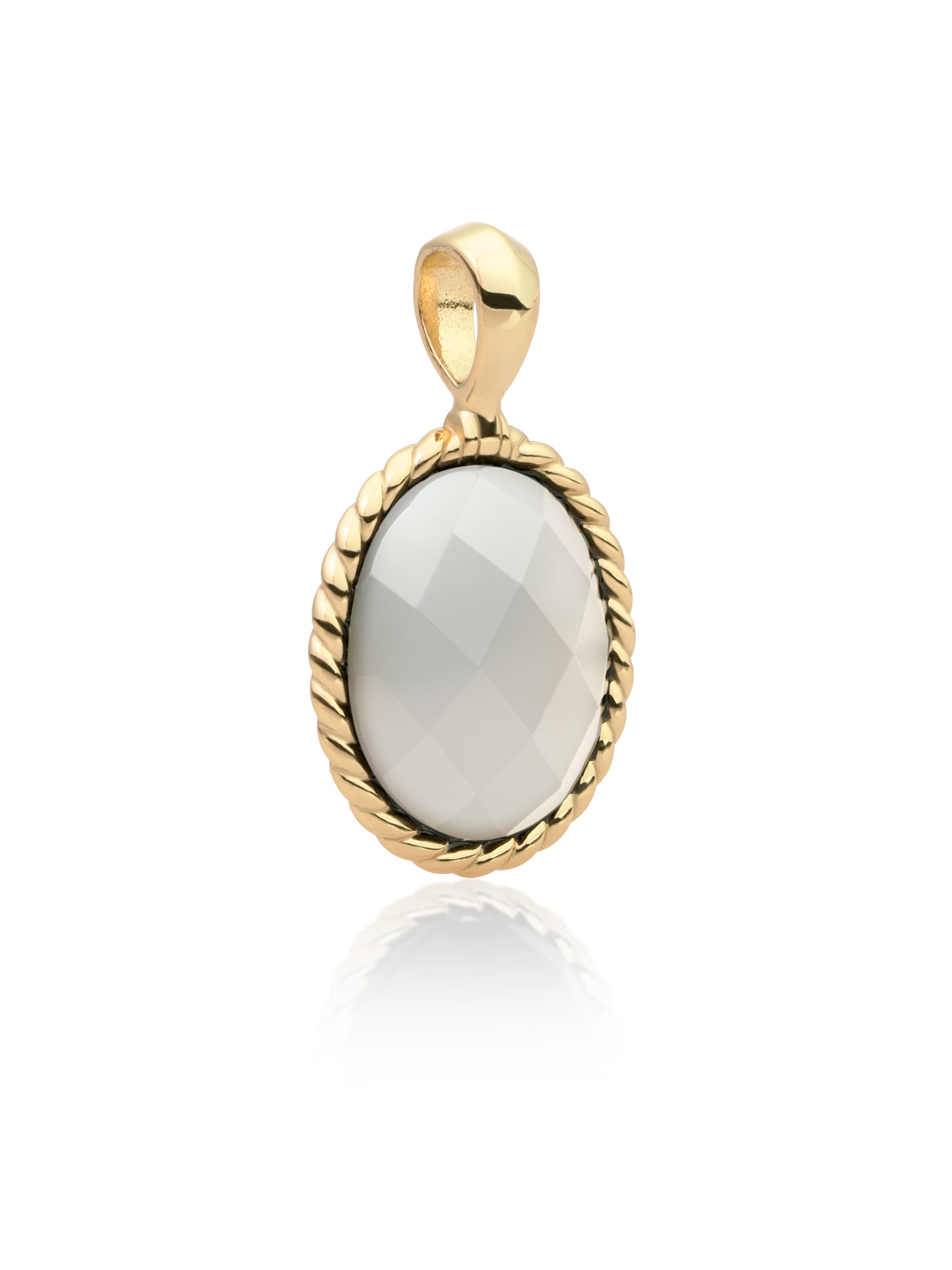 Twist Pendant Pearl
