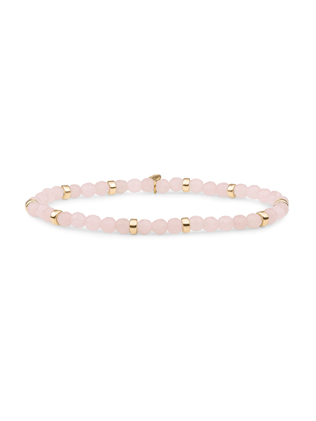 Roundel Interstellar Armband Rose Quartz - Gold Plated