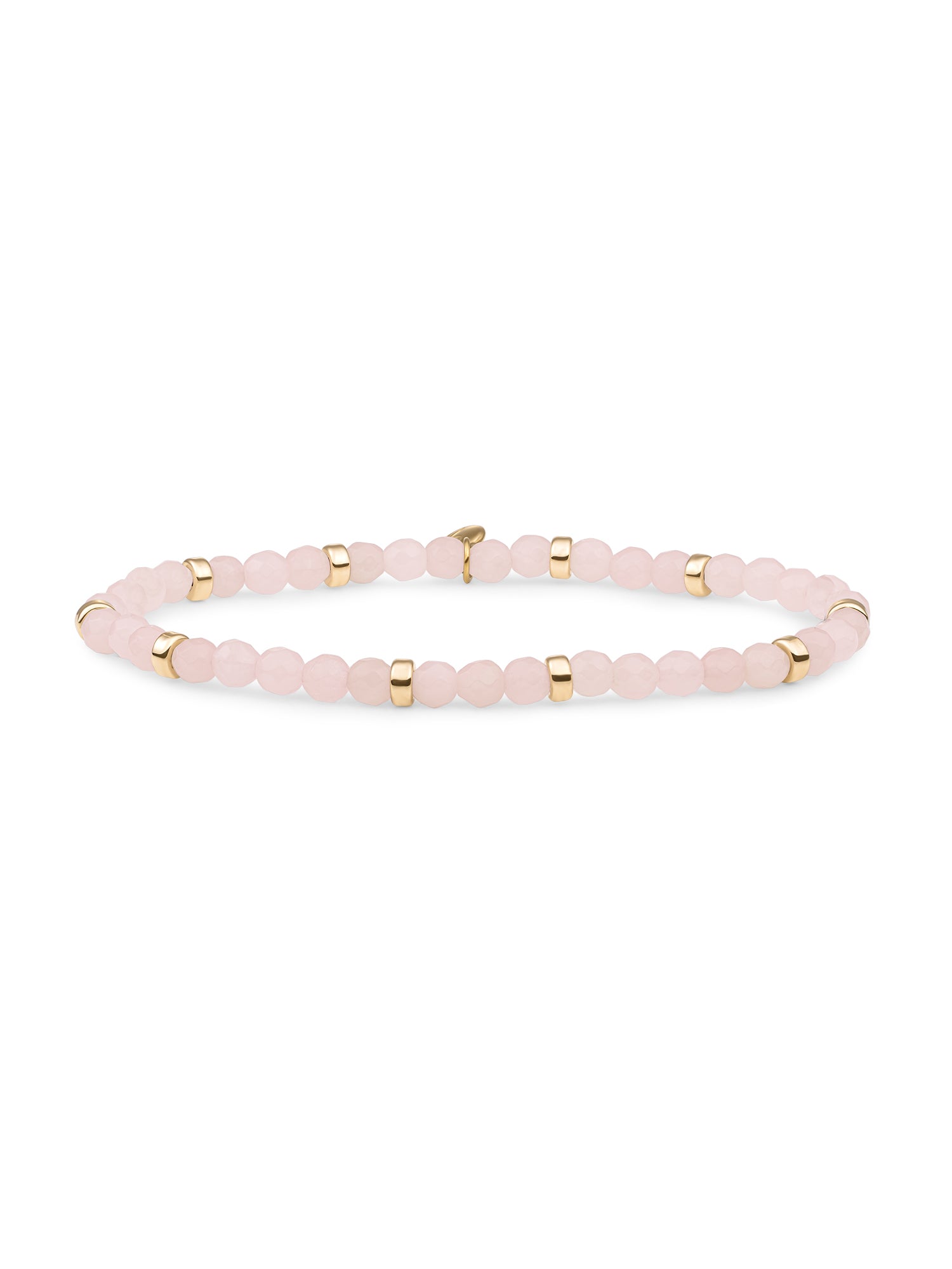 Roundel Interstellar Armband Rose Quartz - Gold Plated