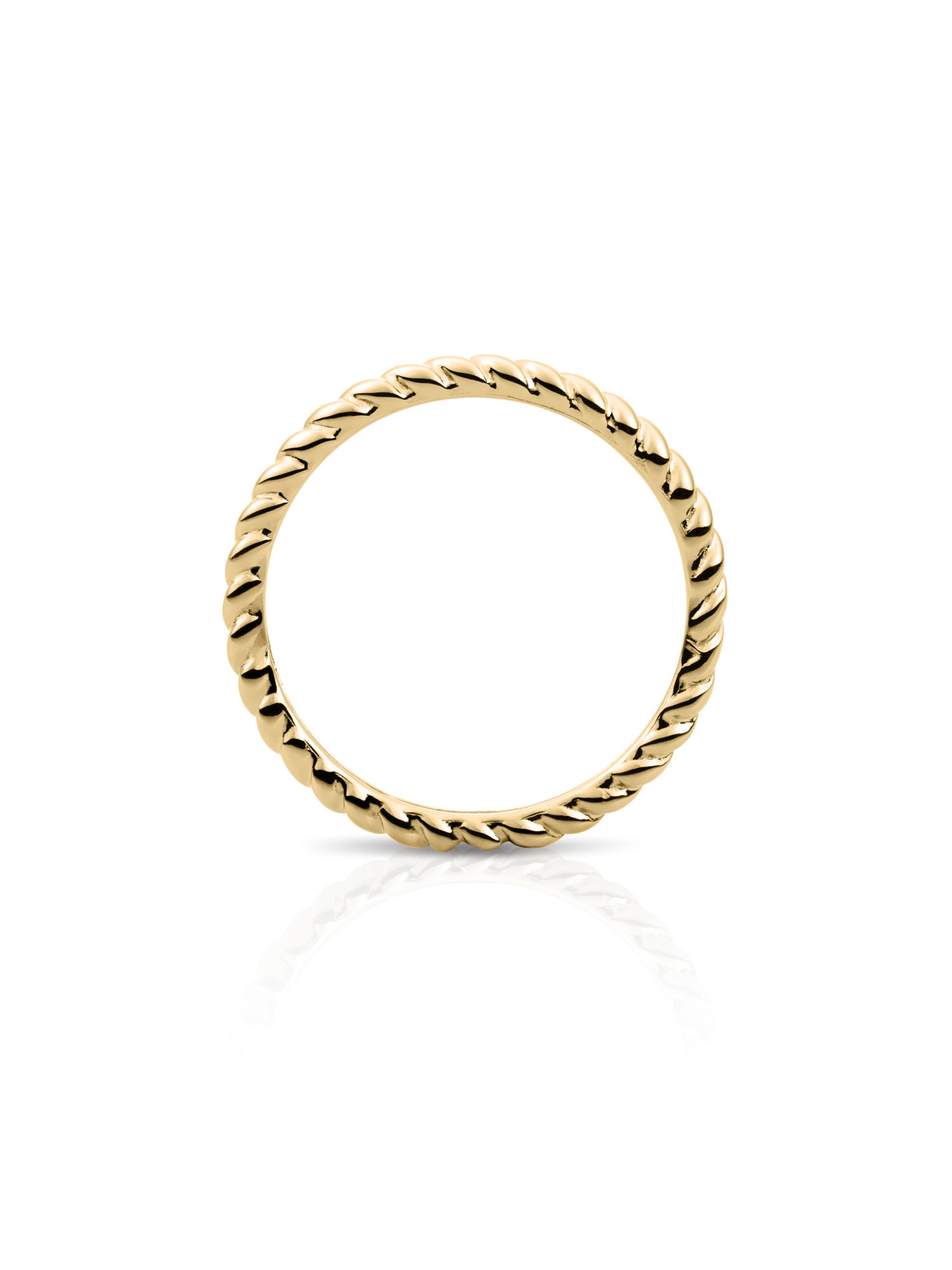 Twist Ring Additional 9K Goud