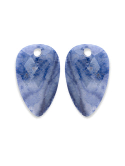 Oorbel Edelstenen Blossom Blue Aventurine - Oorbel Edelstenen Blossom Blue Aventurine