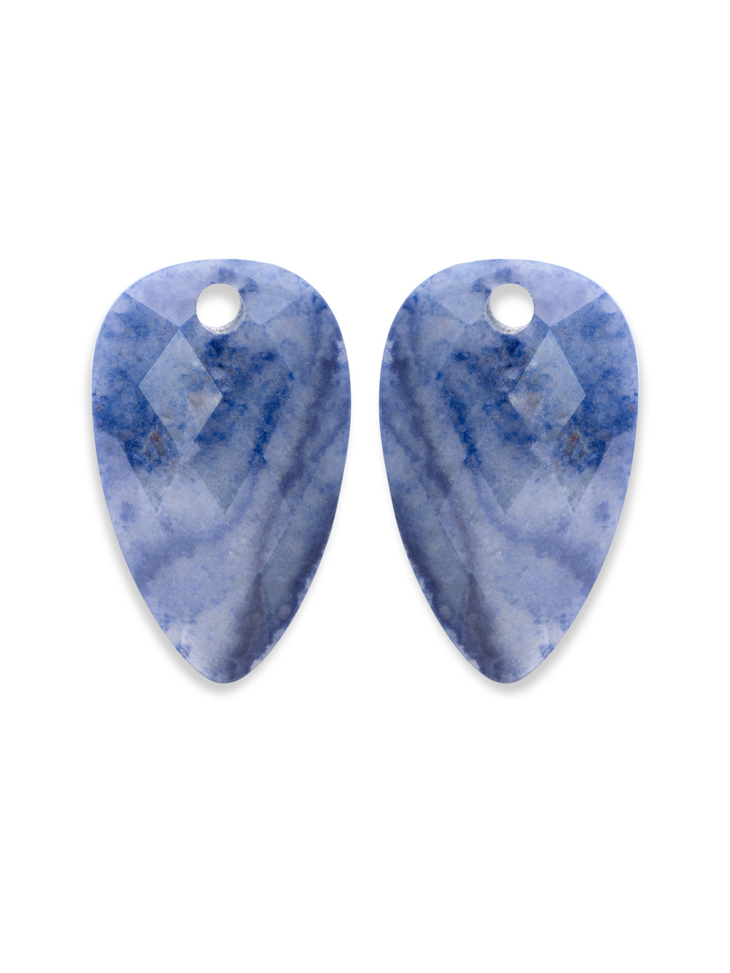 Oorbel Edelstenen Blossom Blue Aventurine - Oorbel Edelstenen Blossom Blue Aventurine