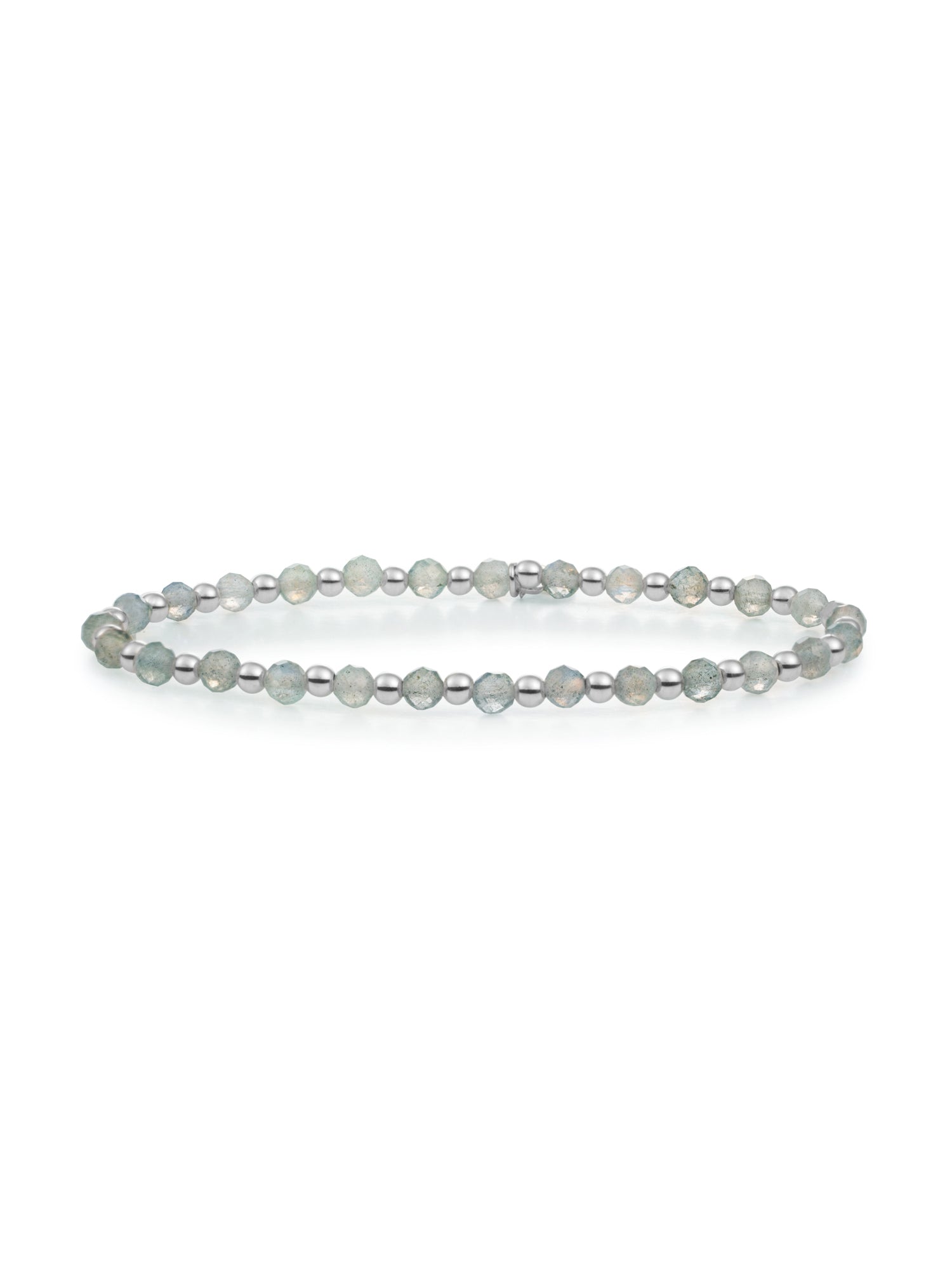 Interstellar Armband Labradorite - Rhodium Plated