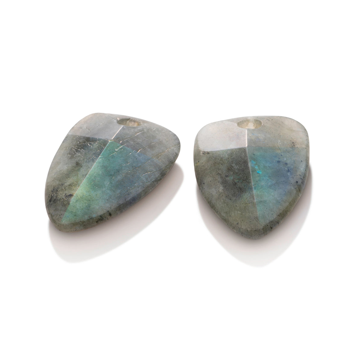 Oorbel Edelstenen Edge Labradorite - Oorbel Edelstenen Edge Labradorite