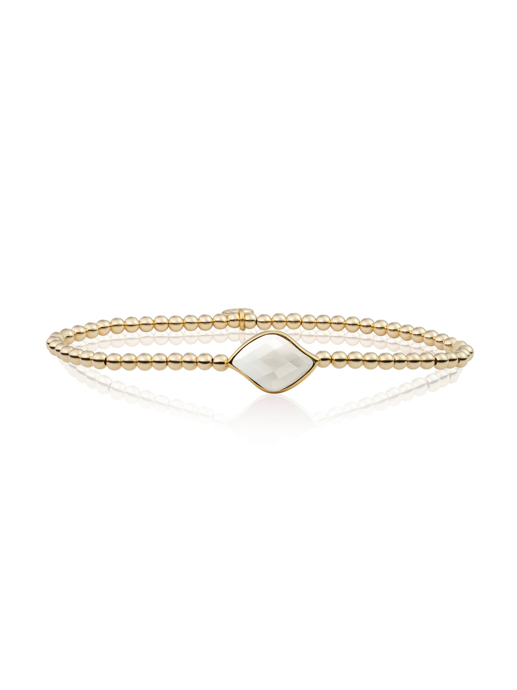 Blossom Armband Pearl - 0.00 / 0.00 / Gold Plated
