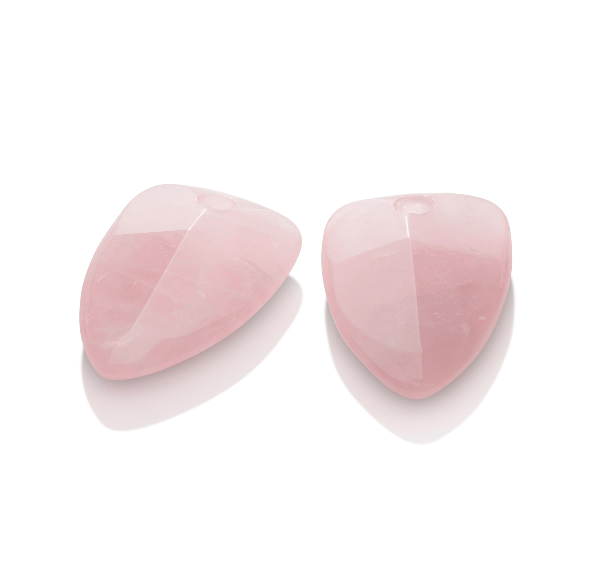 Oorbel Edelstenen Edge Rose Quartz - Oorbel Edelstenen Edge Rose Quartz