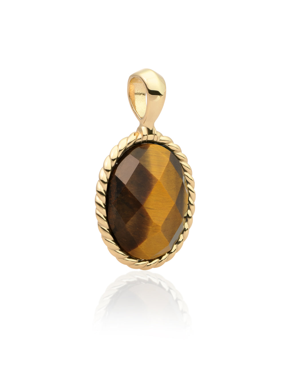 Twist Pendant Tiger Eye