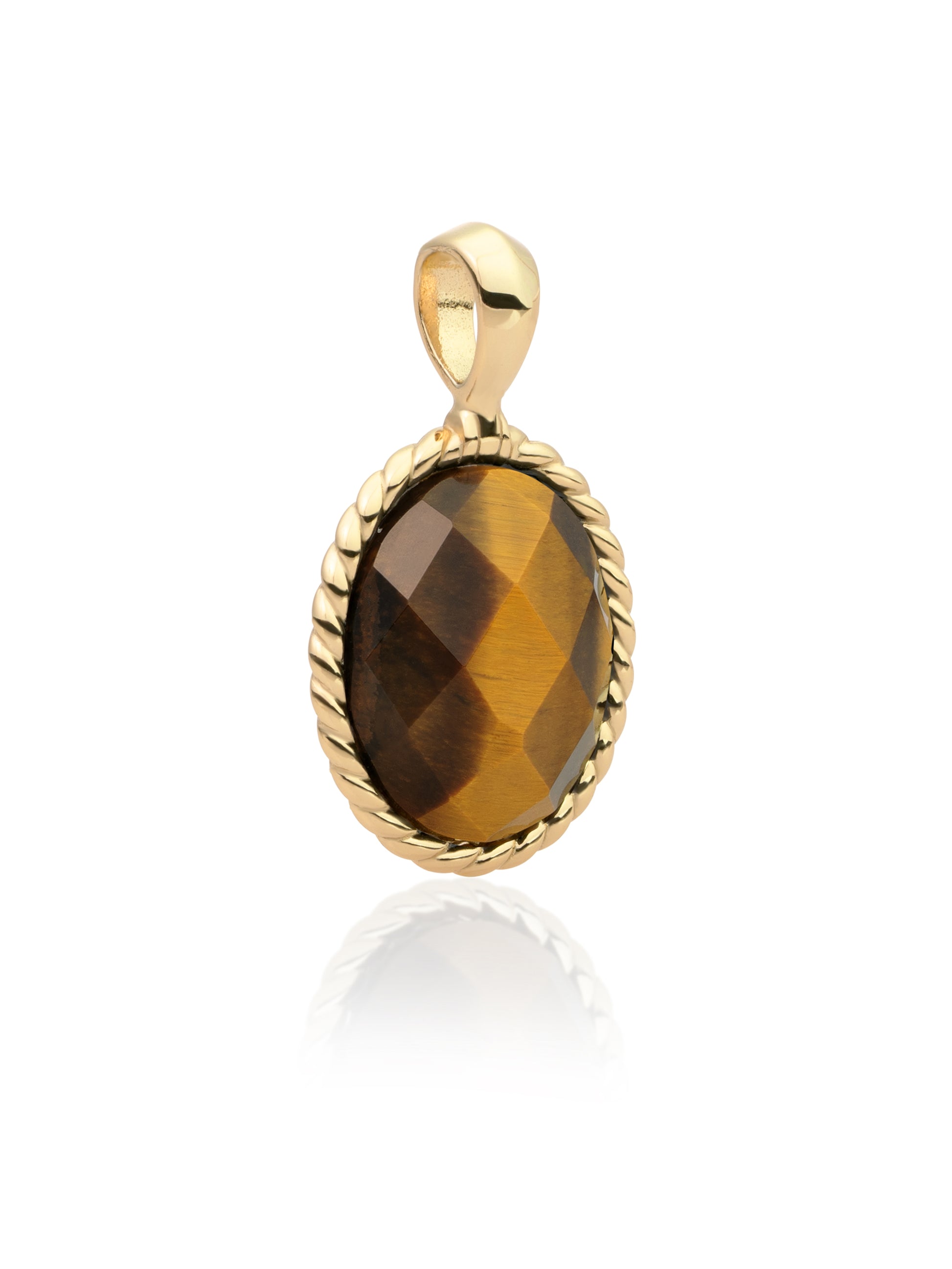 Twist Pendant Tiger Eye