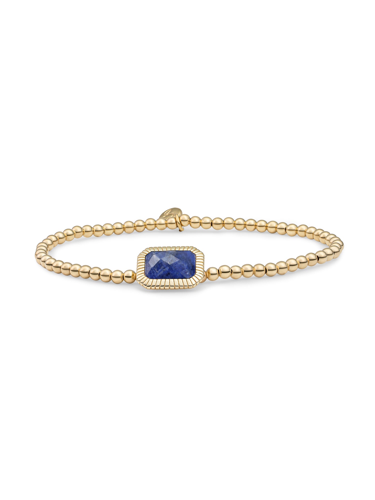 Baguette Armband Sodalite - Gold Plated
