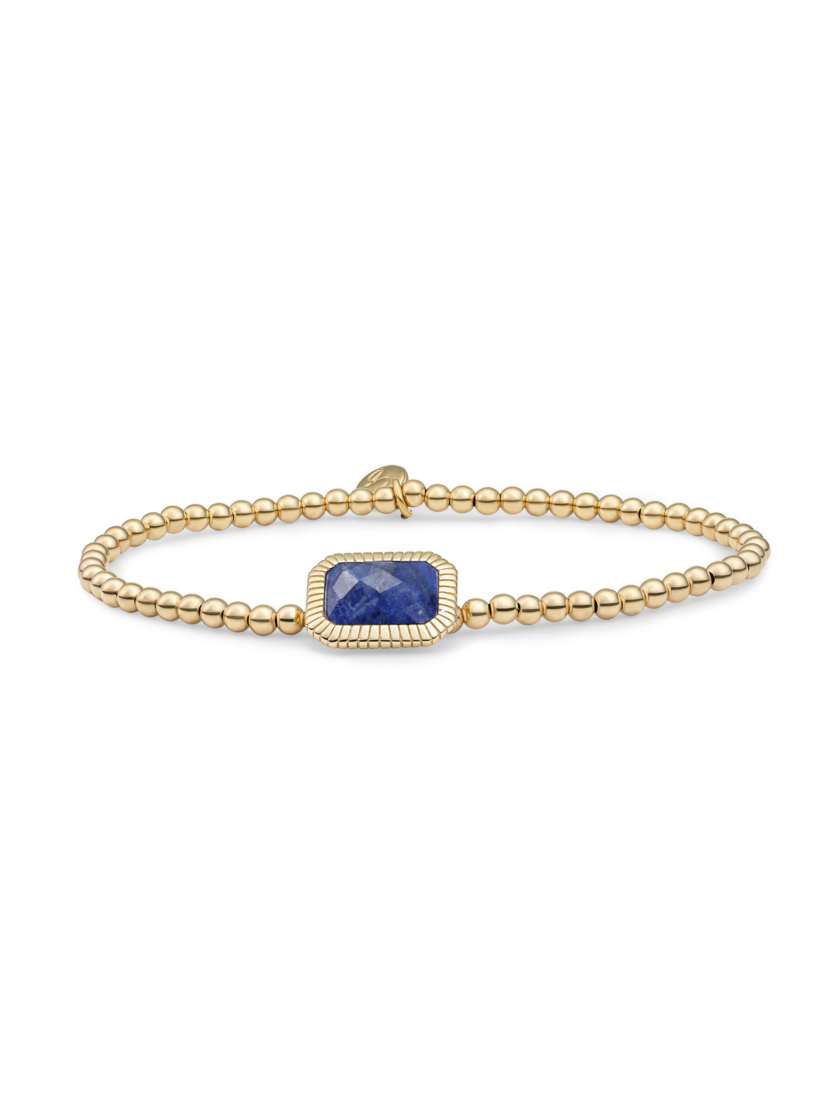 Baguette Armband Sodalite - Gold Plated