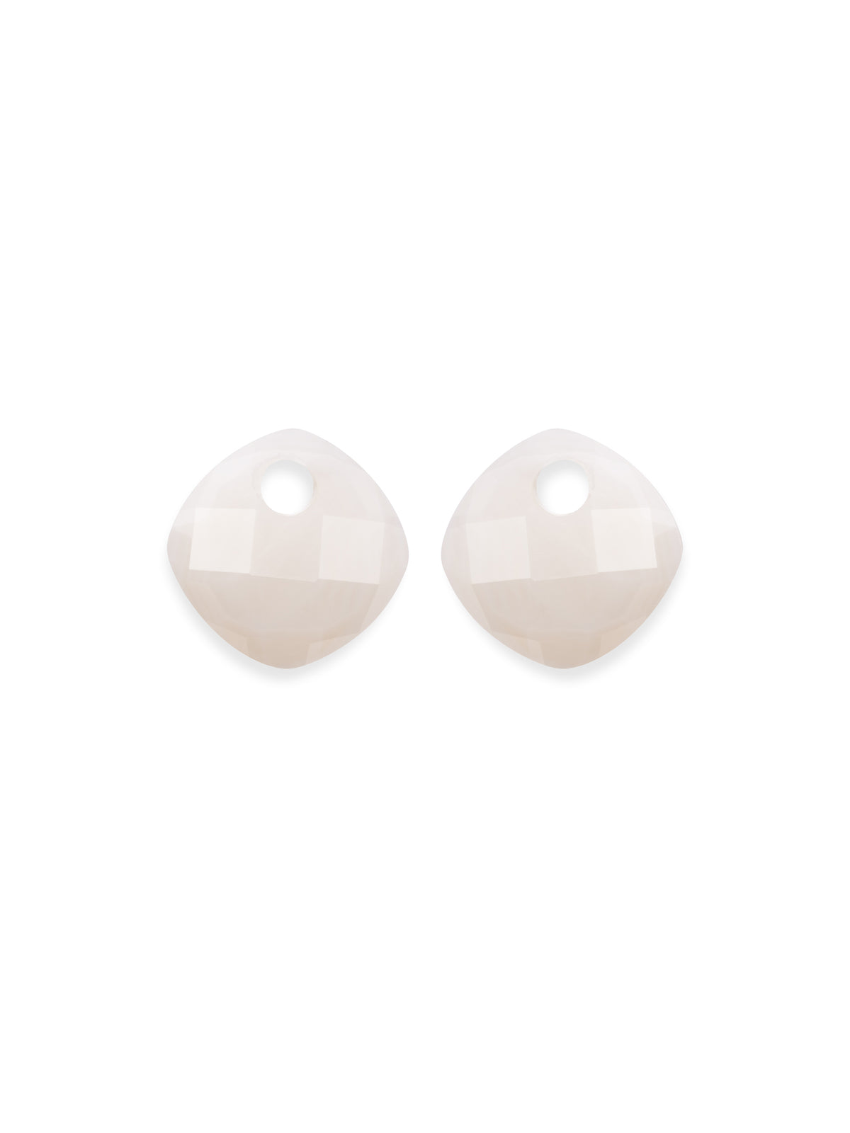 Oorbel Edelstenen Cushion Cut Mother of Pearl - Oorbel Edelstenen Cushion Cut Mother of Pearl