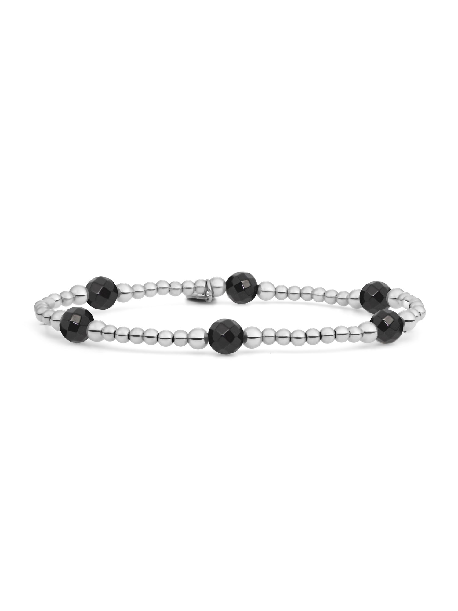 Reverse Bold Mix Armband Onyx - 0.00 / 0.00 / Gold Plated