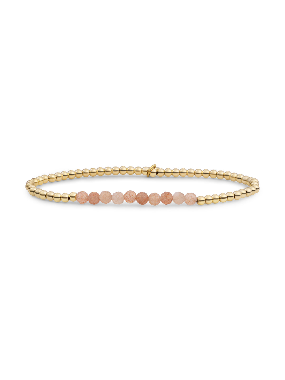 Universe Armband Sunstone - Gold Plated