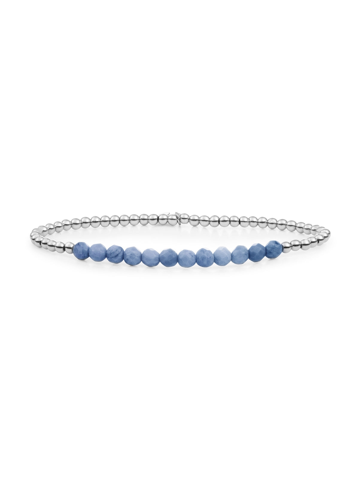 Universe Armband Blue Aventurine - Rhodium Plated