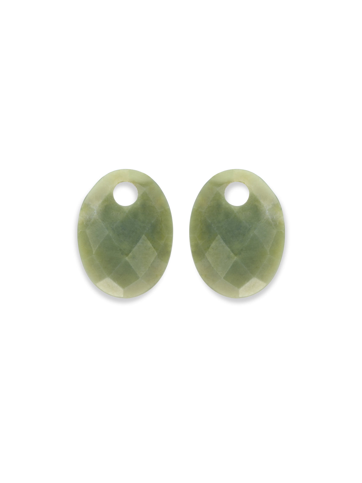 Oorbel Edelstenen Medium Oval Southern Jade