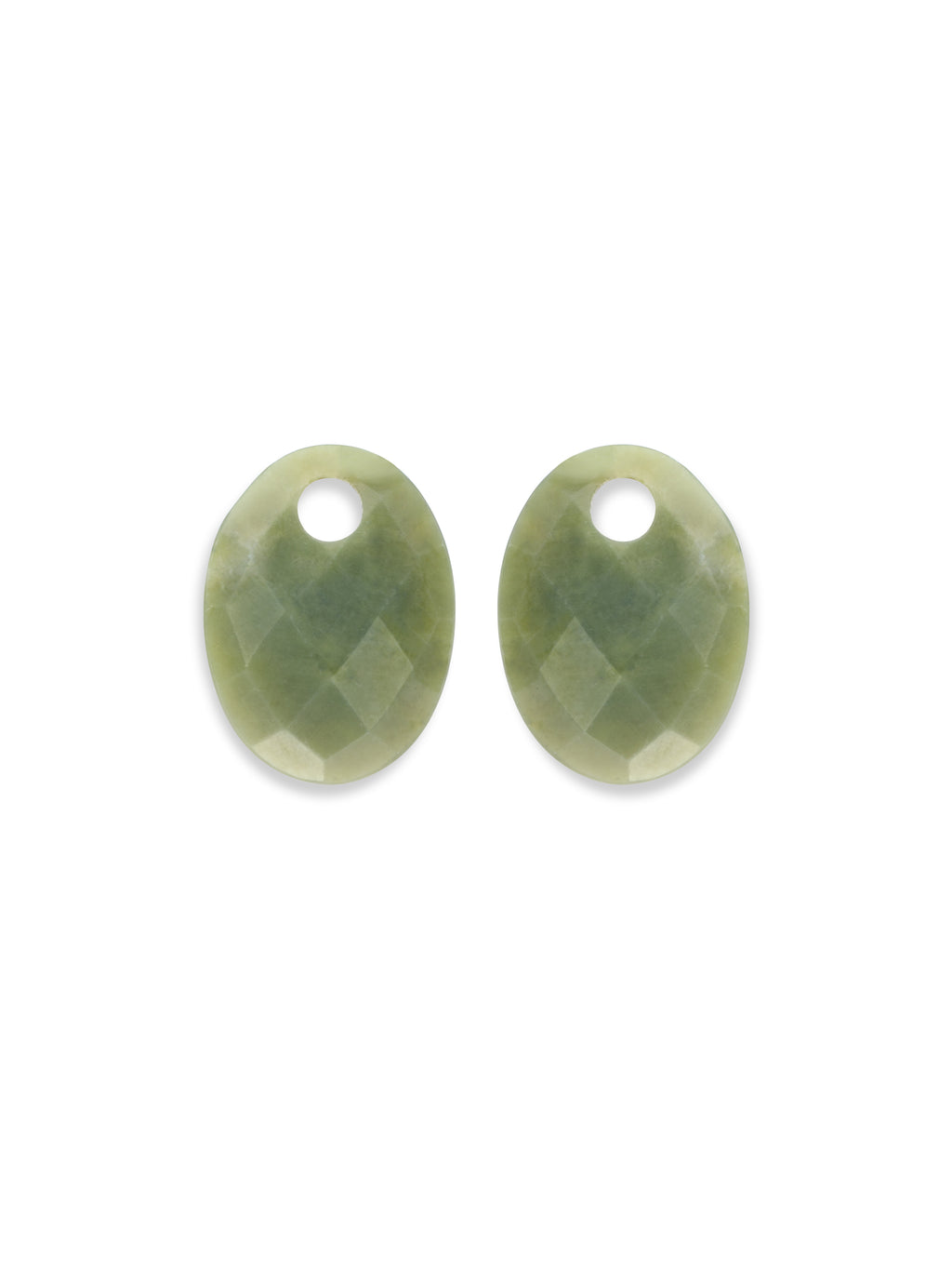 Oorbel Edelstenen Medium Oval Southern Jade - Oorbel Edelstenen Medium Oval Southern Jade