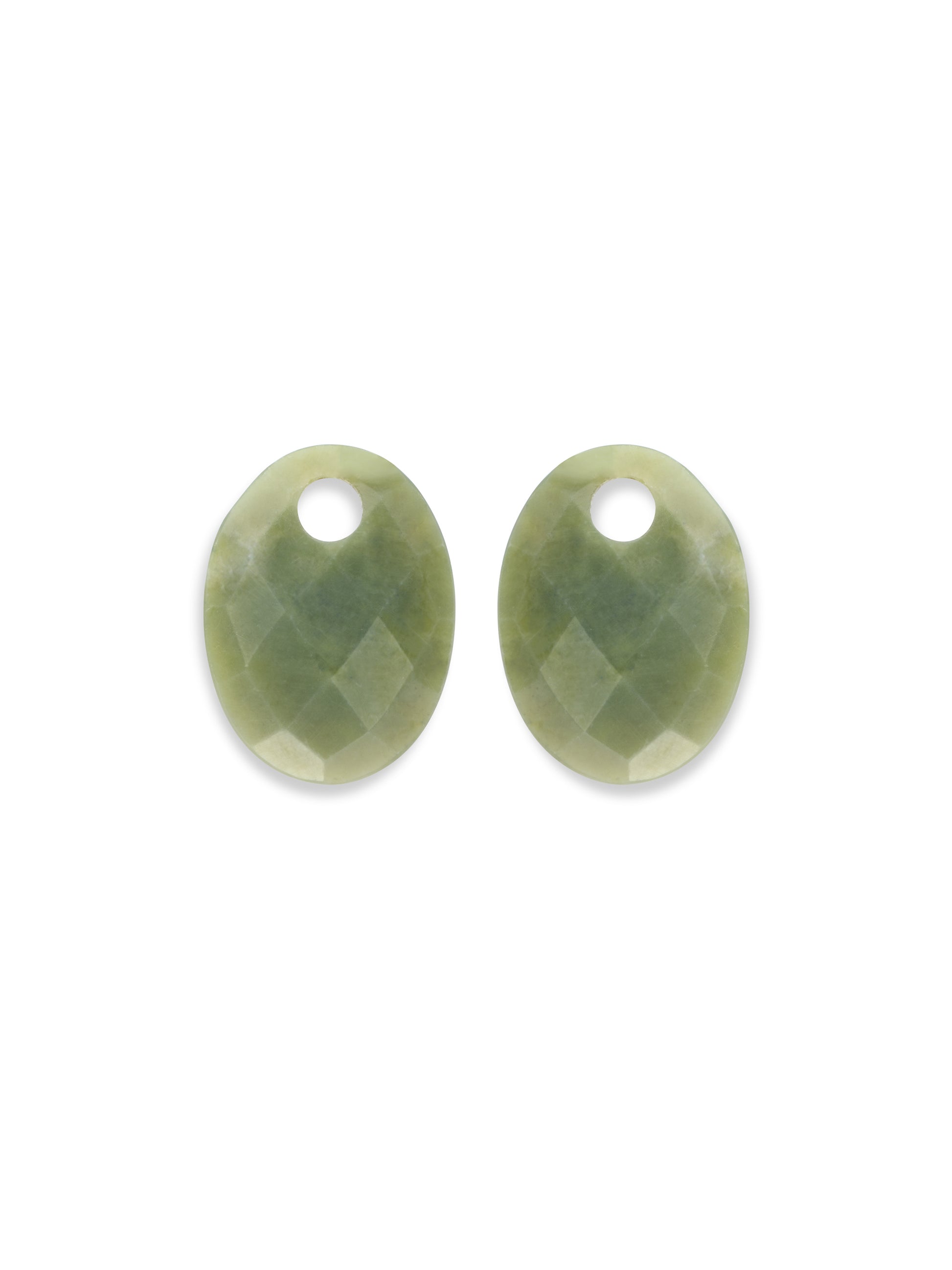 Oorbel Edelstenen Medium Oval Southern Jade - Oorbel Edelstenen Medium Oval Southern Jade