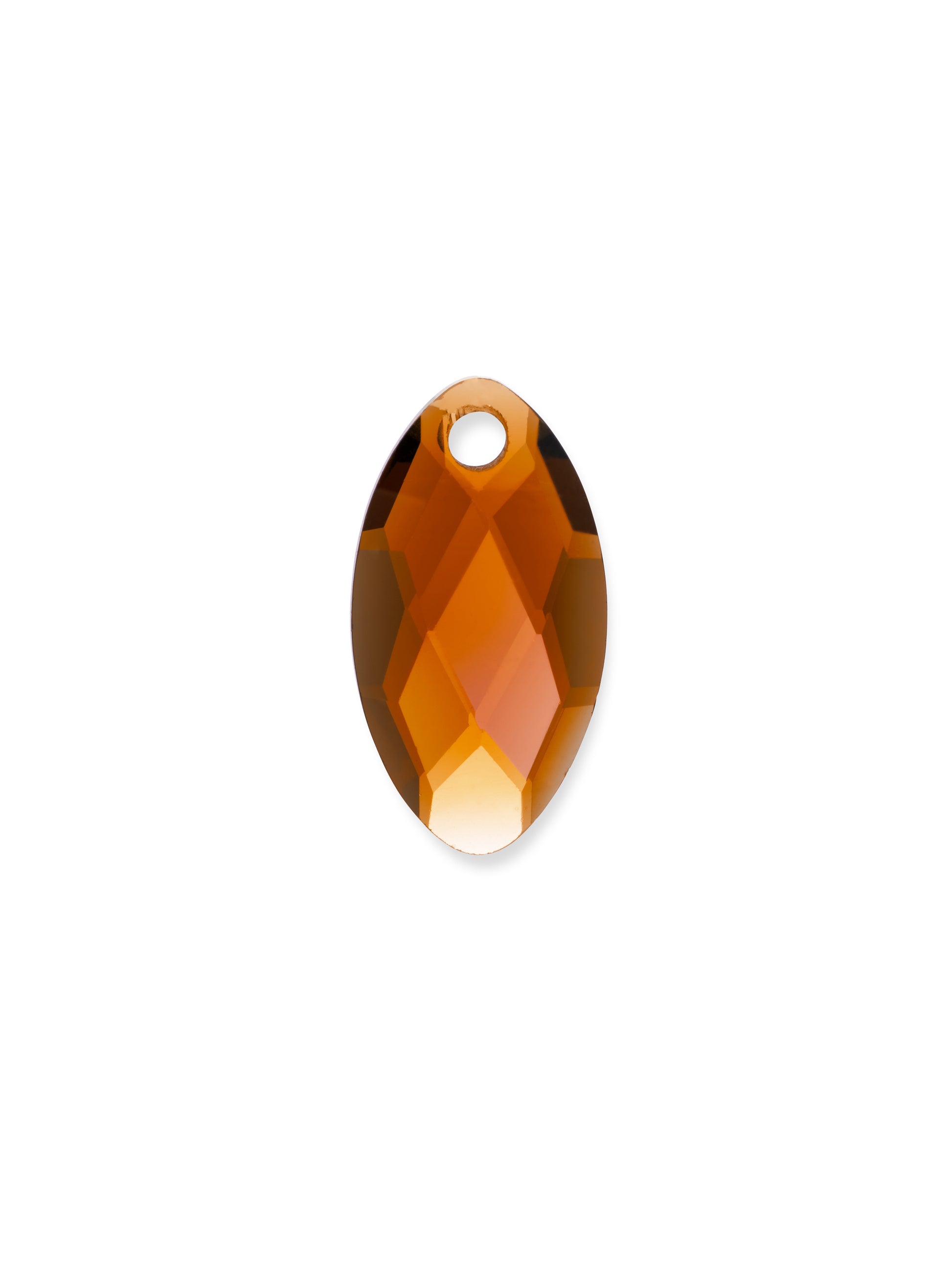 Pendant Edelsteen Leaf Citrine Quartz - Pendant Edelsteen Leaf Citrine Quartz