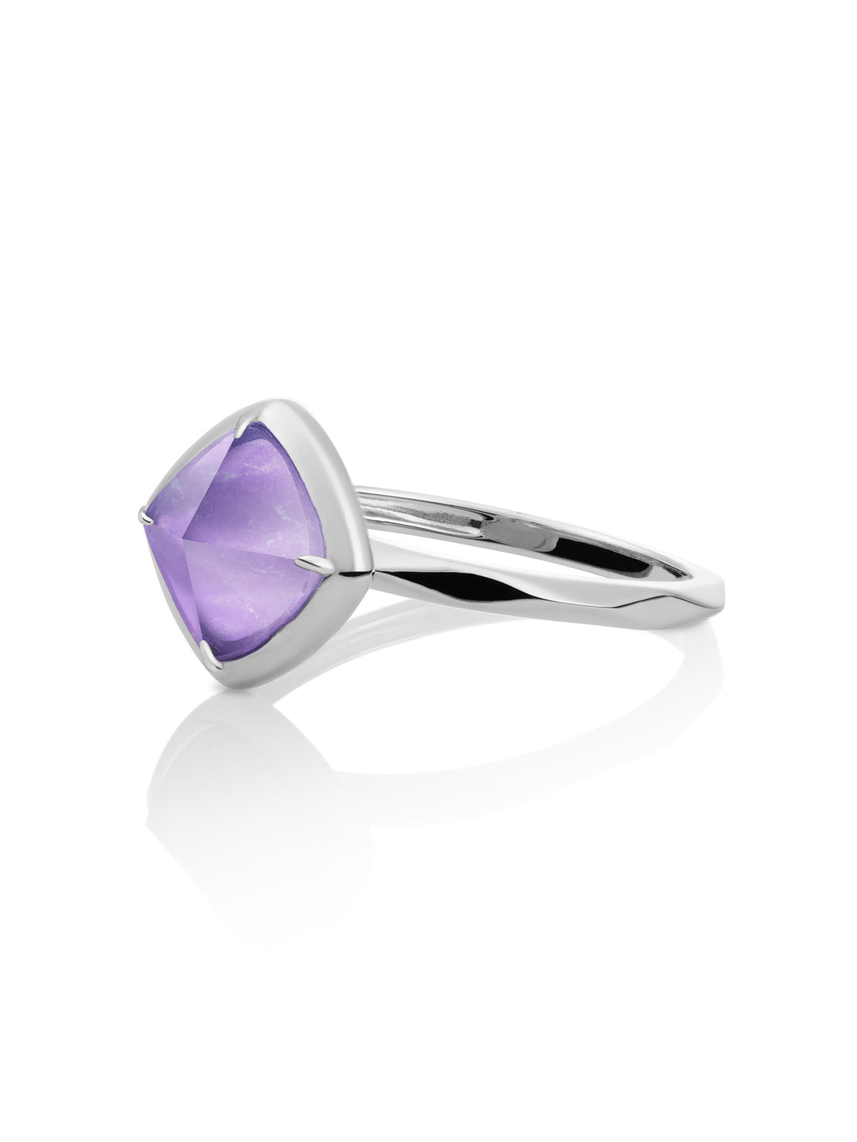 Edge Ring Amethyst Zilver - 60