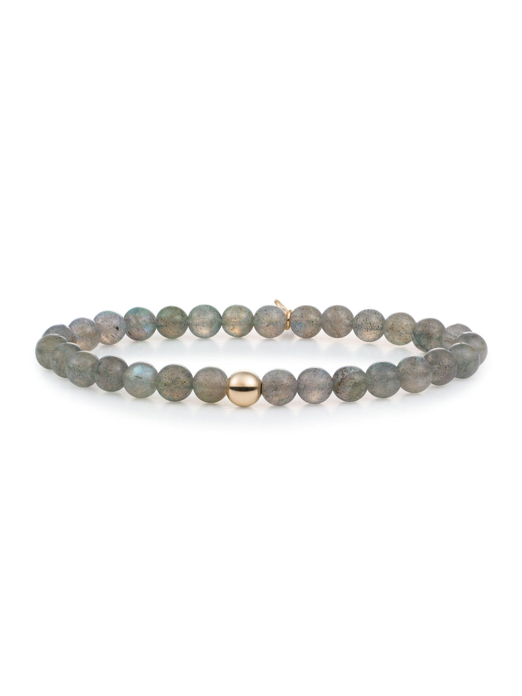Saturn Armband Large Labradorite - Gold Plated