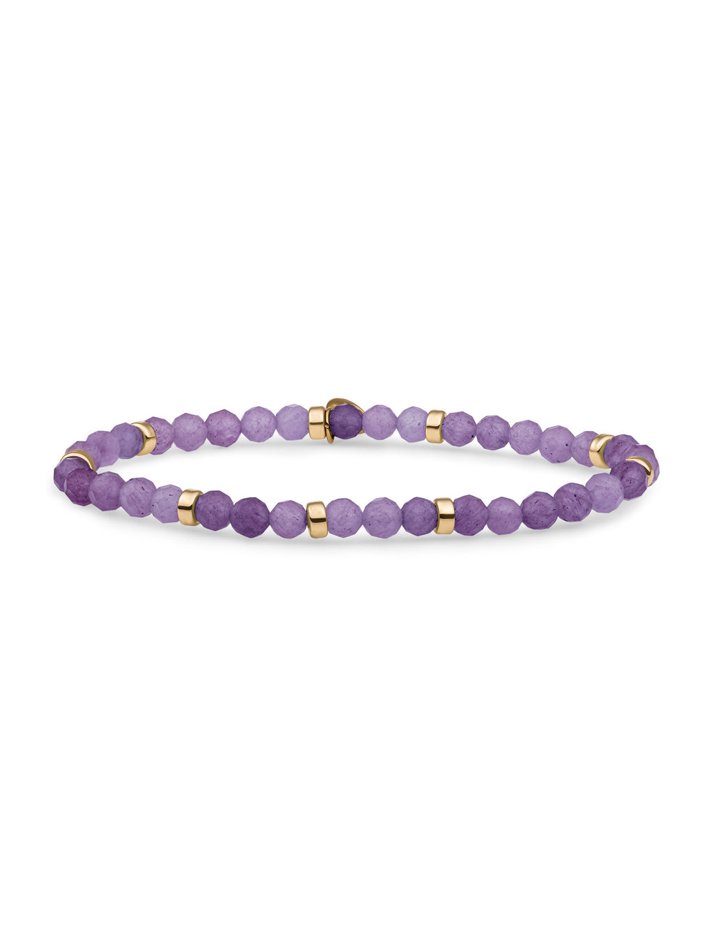 Roundel Interstellar Armband Amethyst - 0.00 / 0.00 / Gold Plated