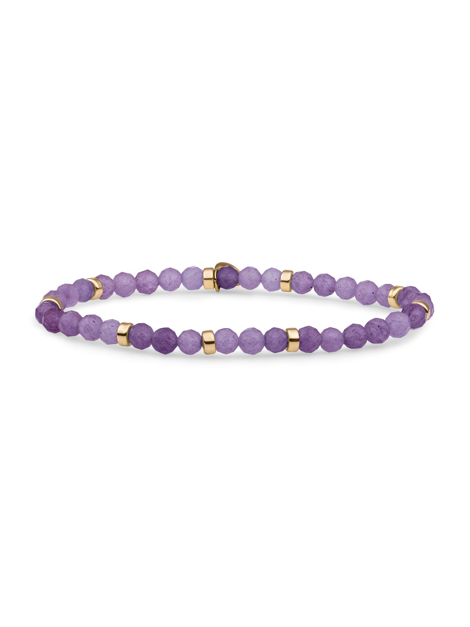 Roundel Interstellar Armband Amethyst - 0.00 / 0.00 / Gold Plated