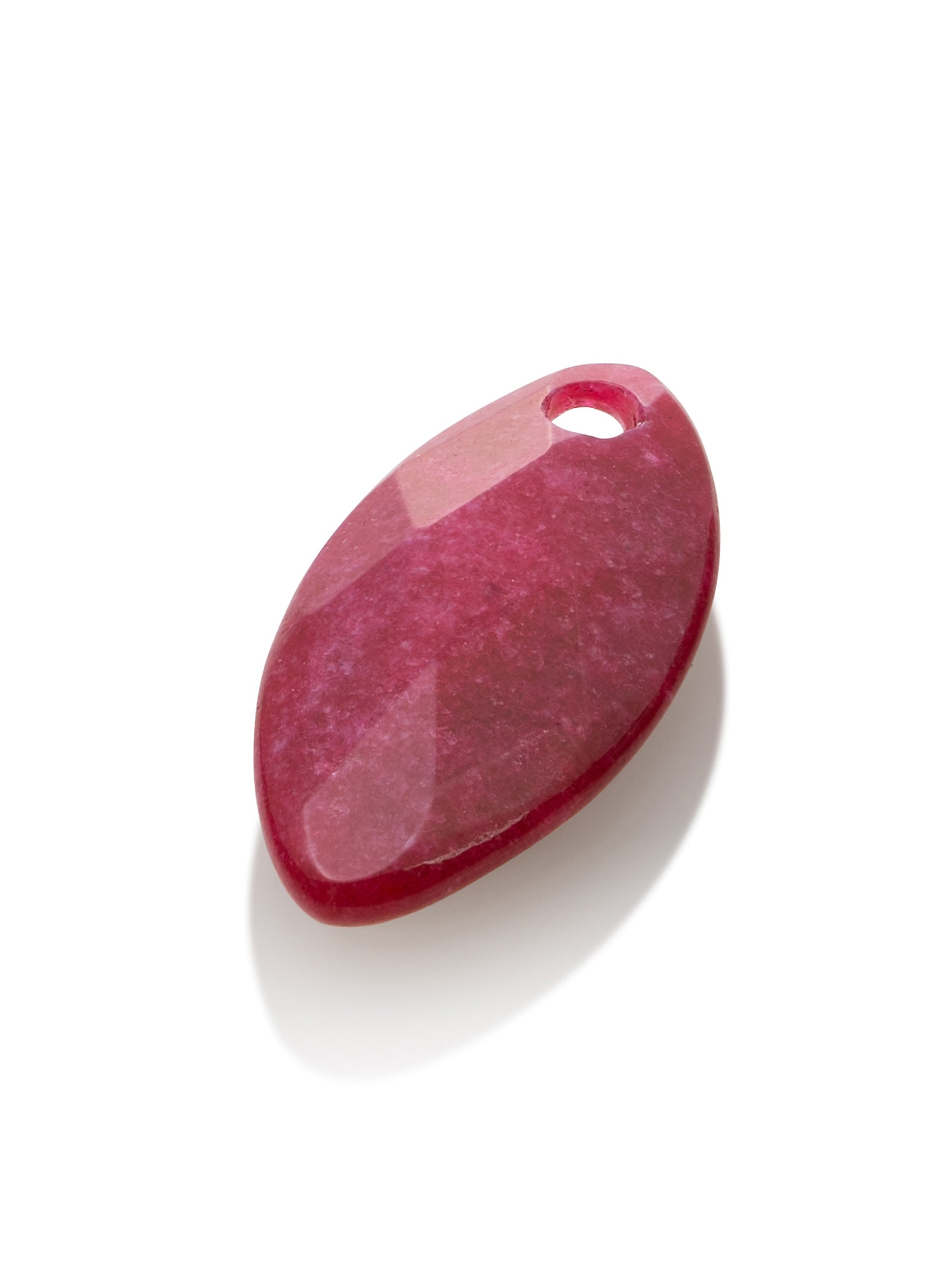 Pendant Edelsteen Leaf Red Jade - Pendant Edelsteen Leaf Red Jade