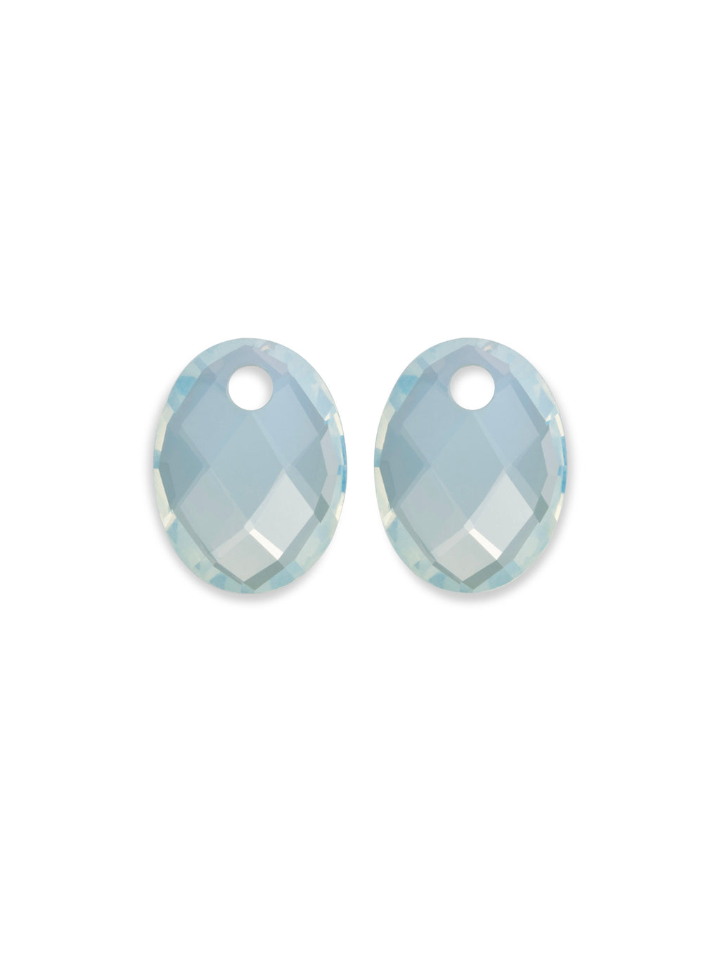 Oorbel Edelstenen Medium Oval Opalite - Oorbel Edelstenen Medium Oval Opalite