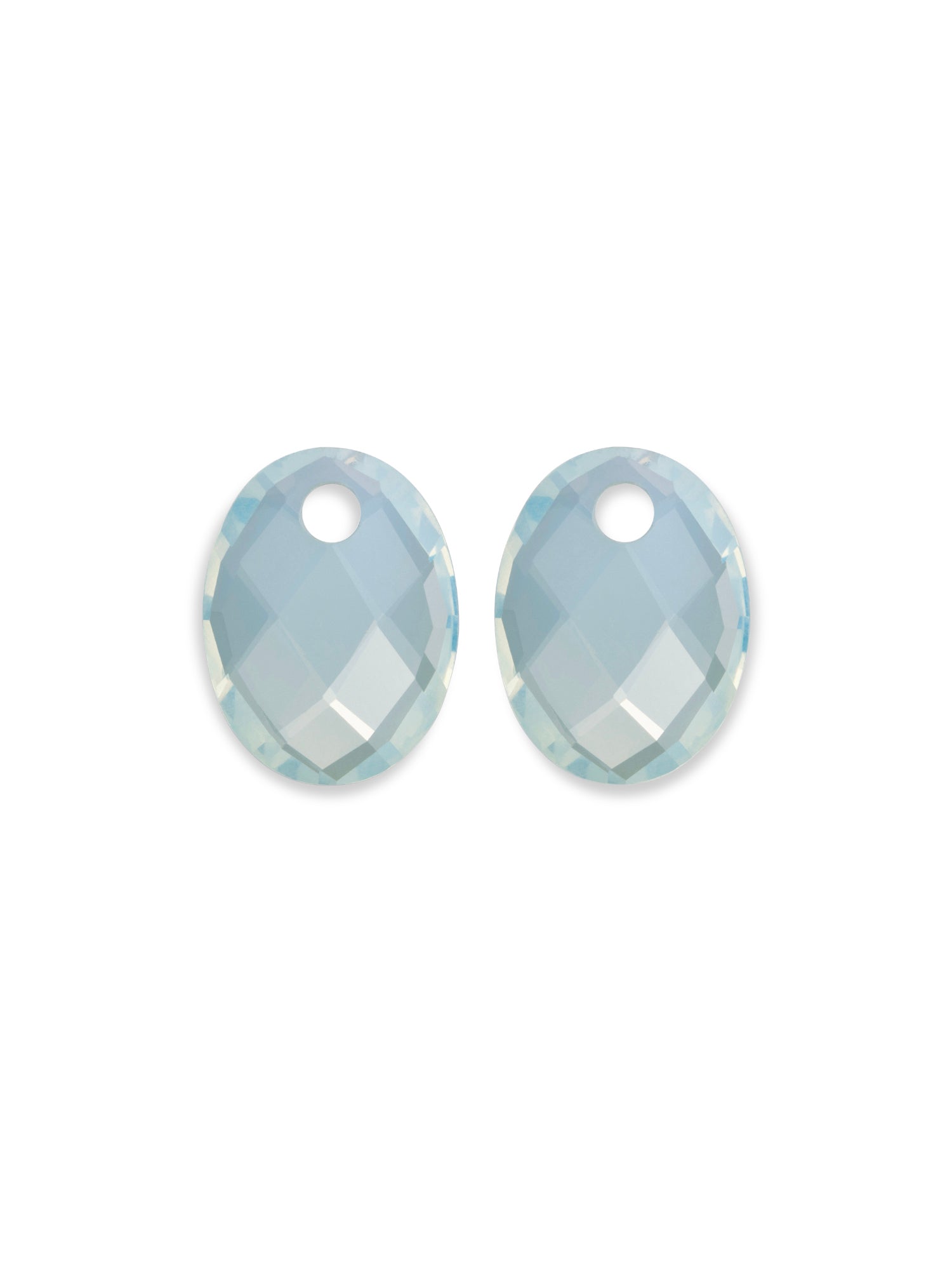 Oorbel Edelstenen Medium Oval Opalite - Oorbel Edelstenen Medium Oval Opalite