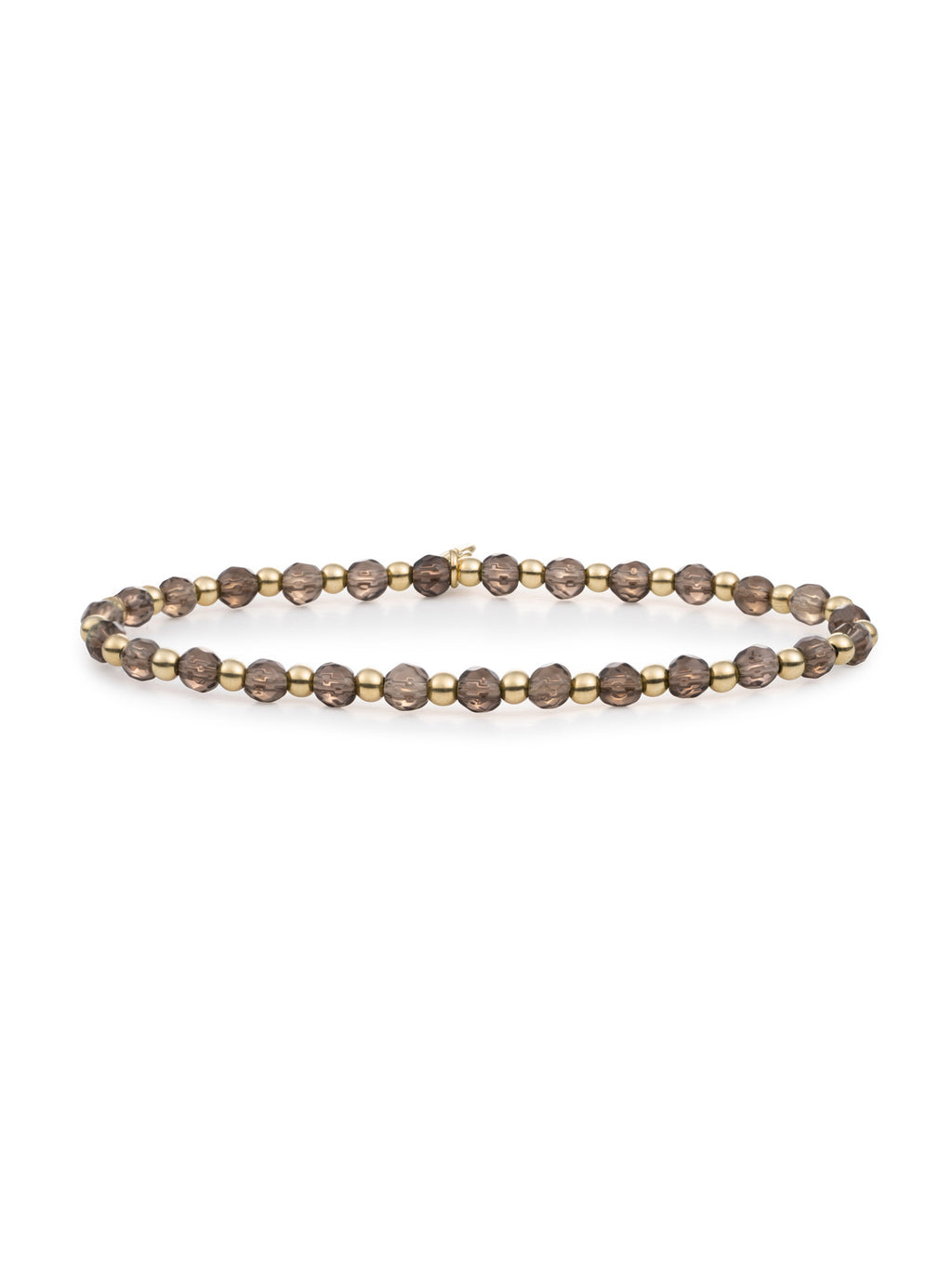 Interstellar Armband Smoky Quartz - Gold Plated