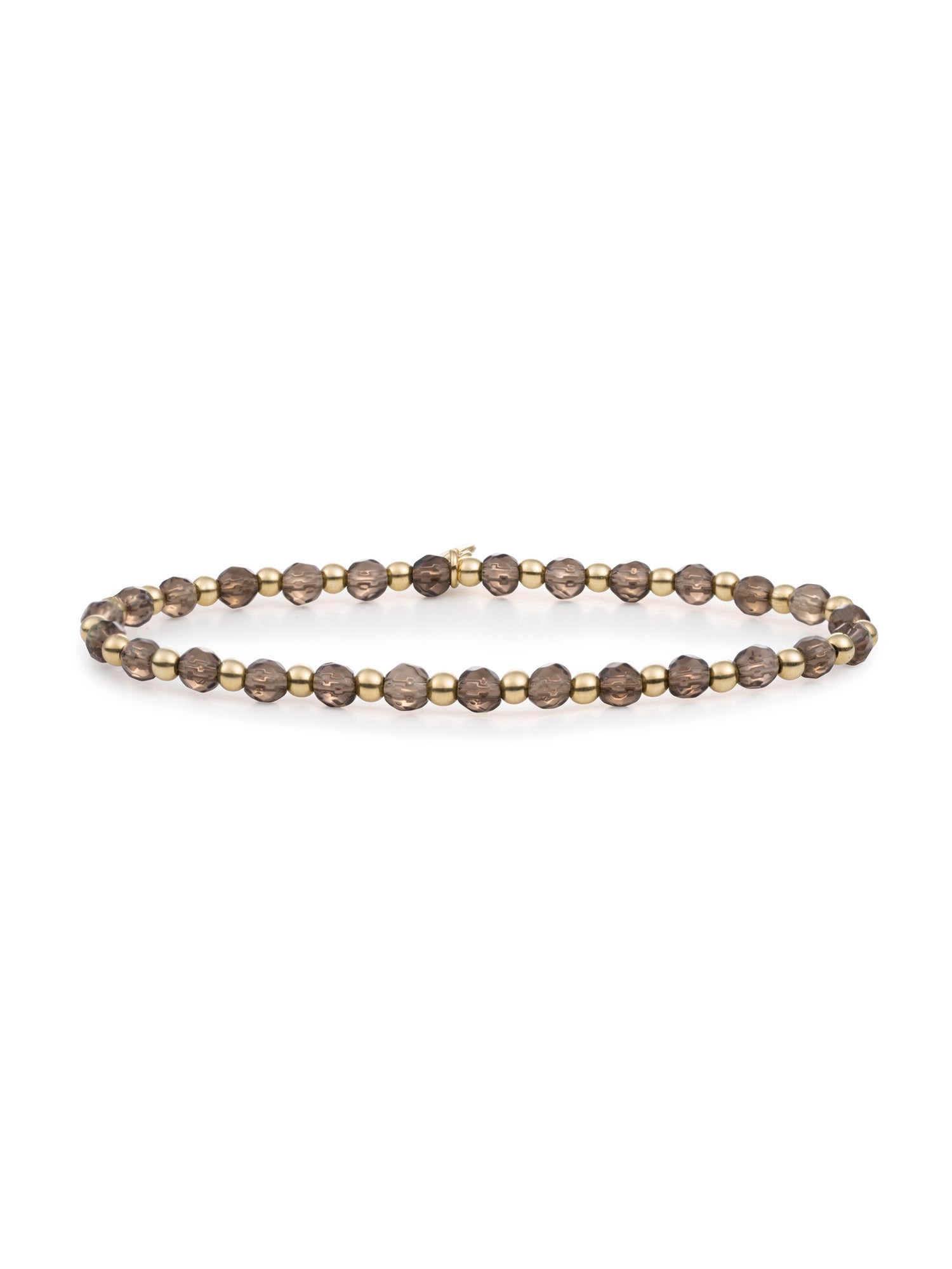 Interstellar Armband Smoky Quartz - Gold Plated