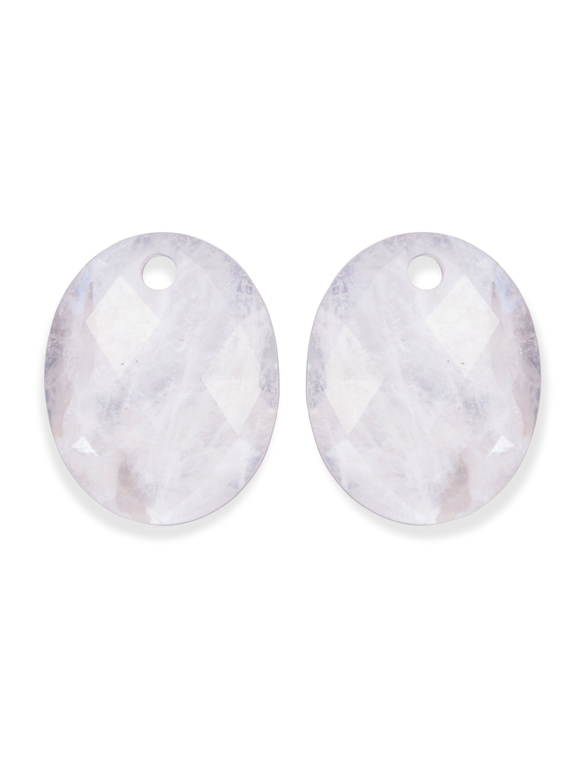 Oorbel Edelstenen Large Oval Moonstone