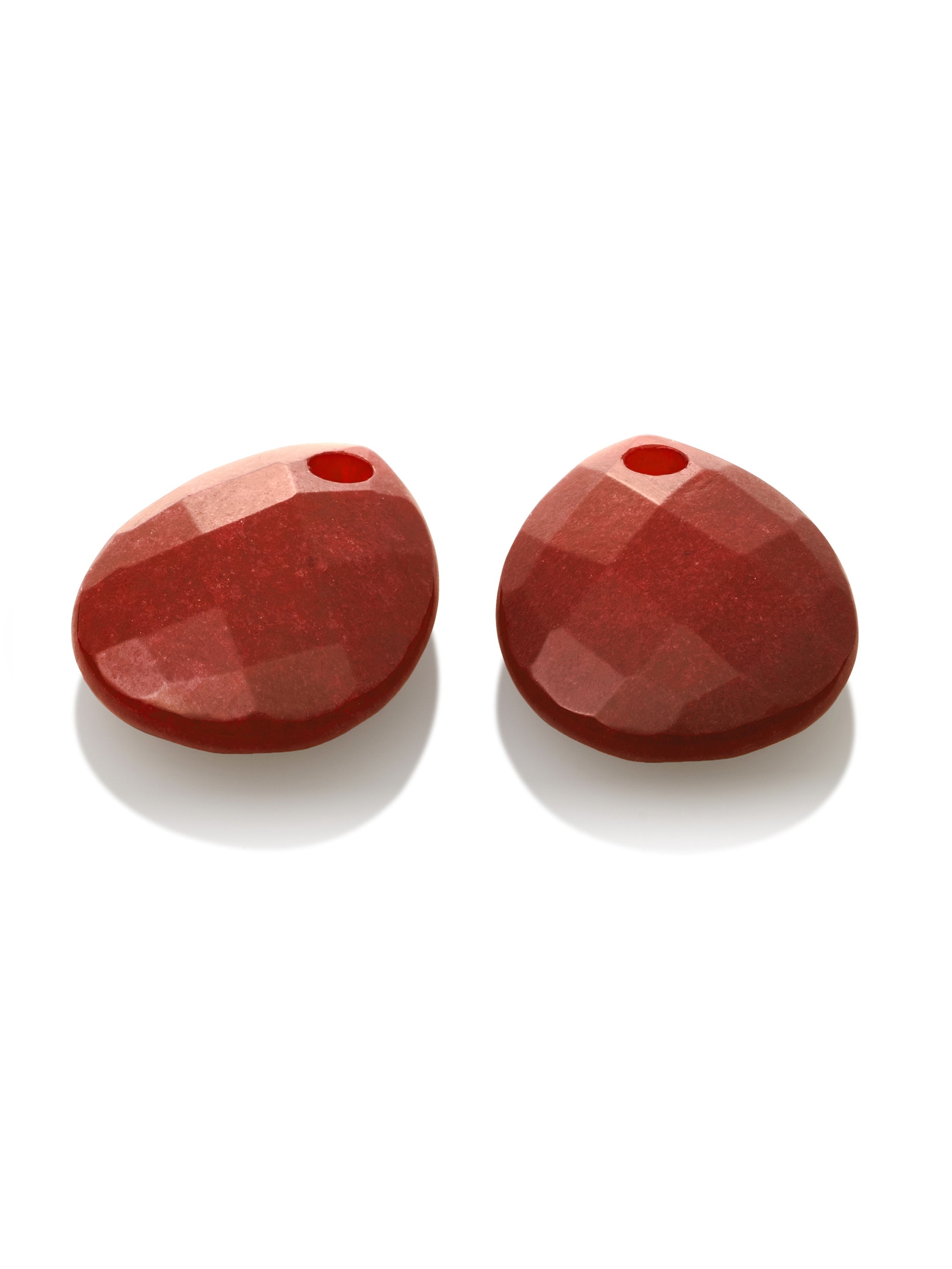 Oorbel Edelstenen Afterglow Red Coral - Oorbel Edelstenen Afterglow Red Coral