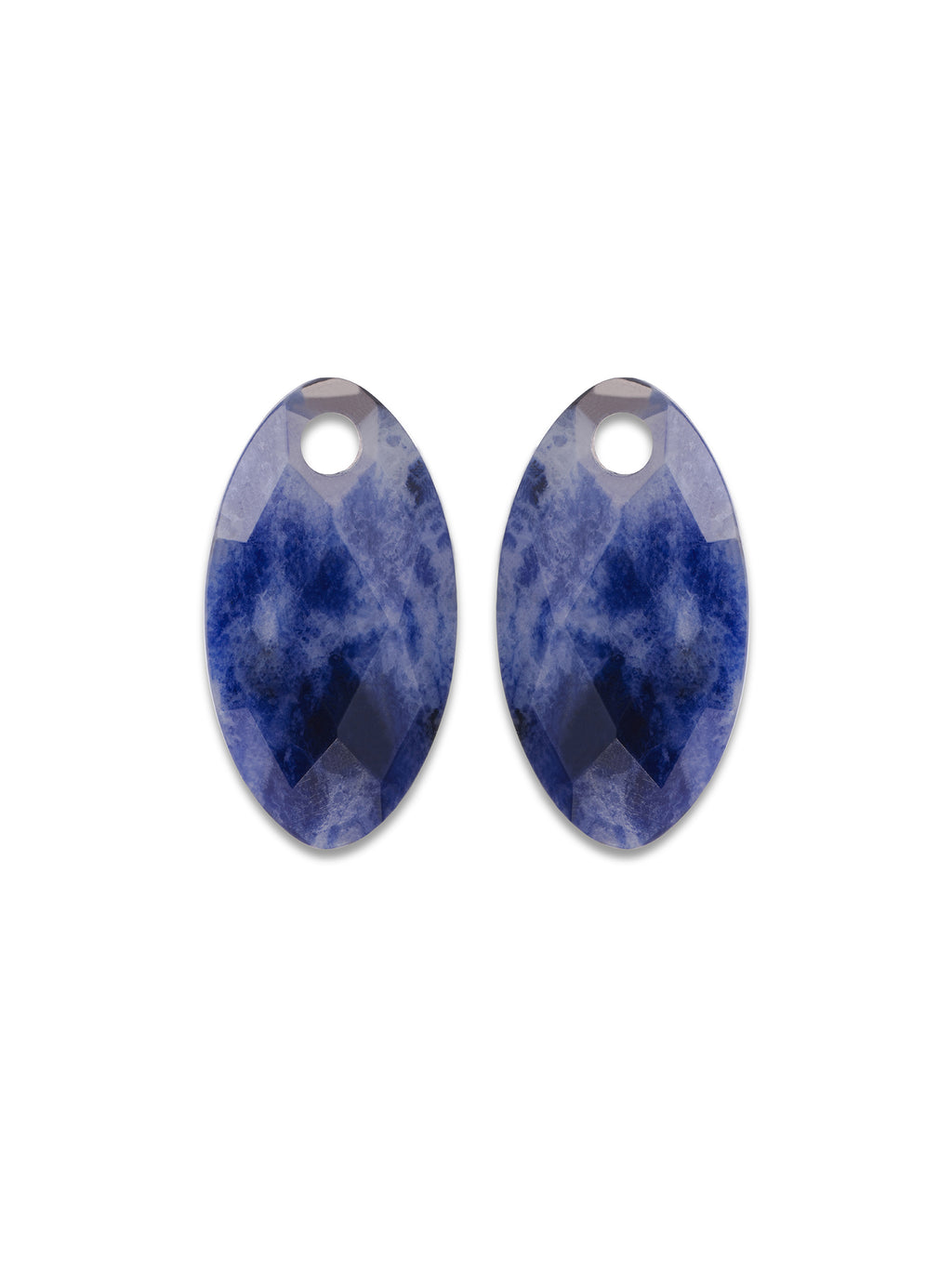 Oorbel Edelstenen Leaf Sodalite - Oorbel Edelstenen Leaf Sodalite