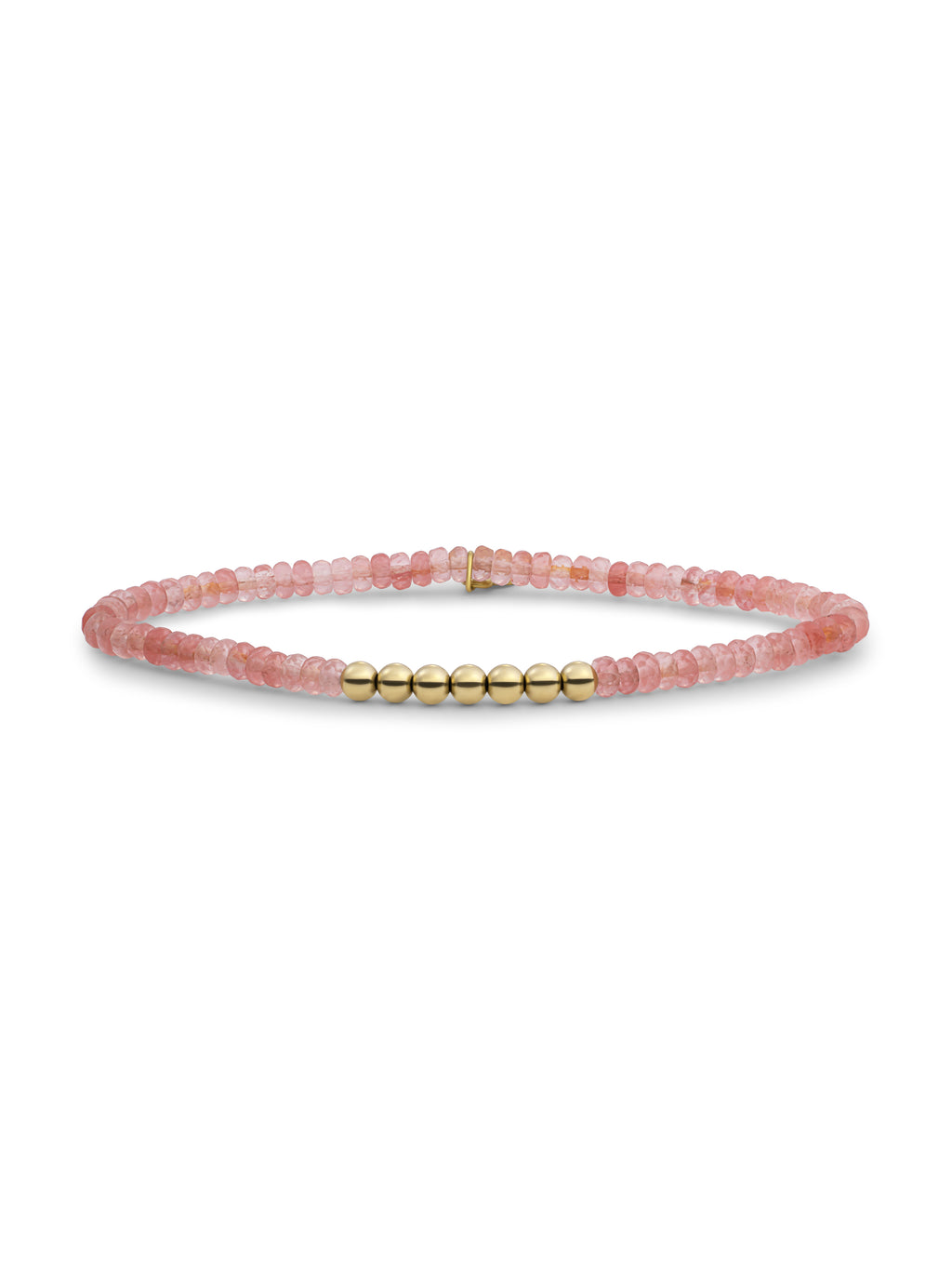 Reverse Universe Armband Cherry Quartz - 0.00 / 0.00 / Rhodium Plated