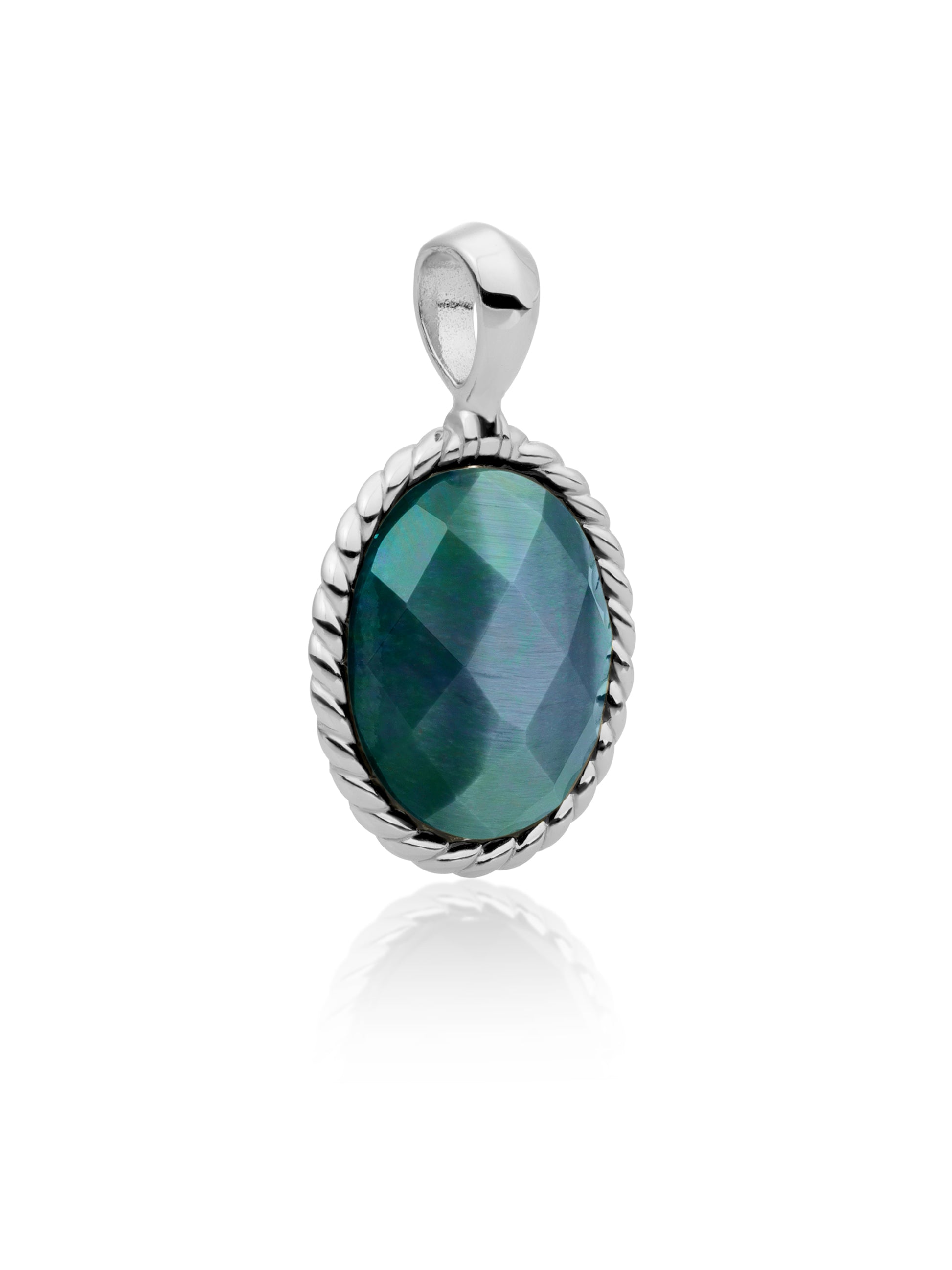 Twist Pendant Labradorite