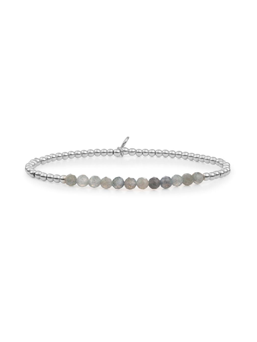 Universe Armband Labradorite - Rhodium Plated
