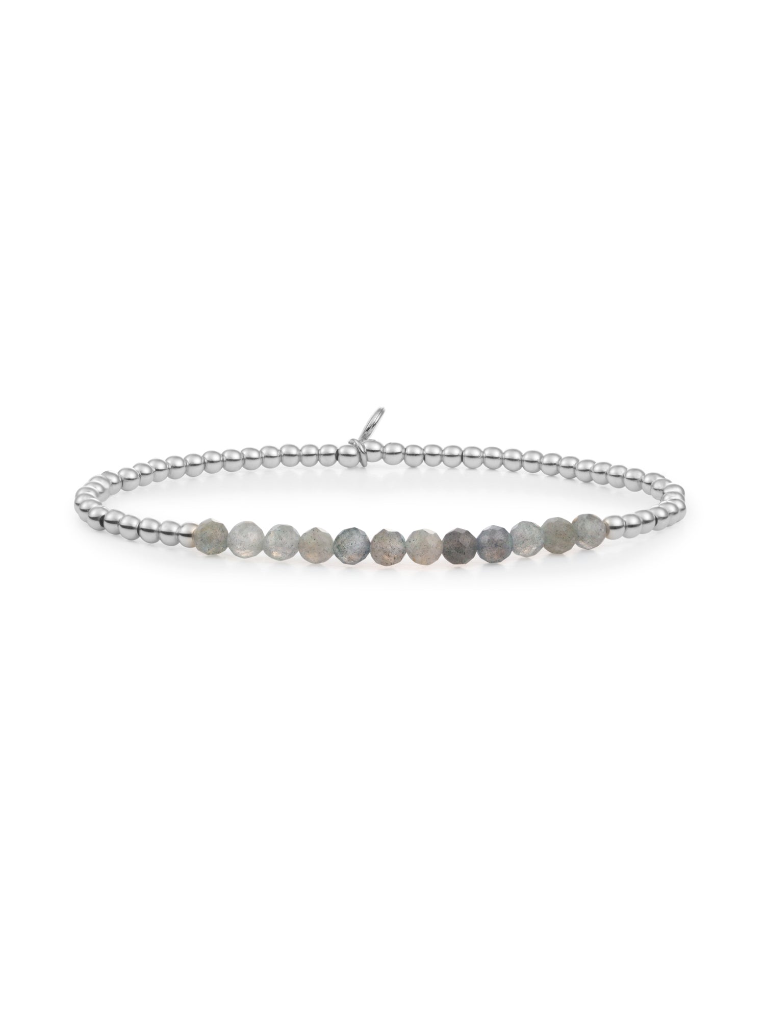 Universe Armband Labradorite - Rhodium Plated