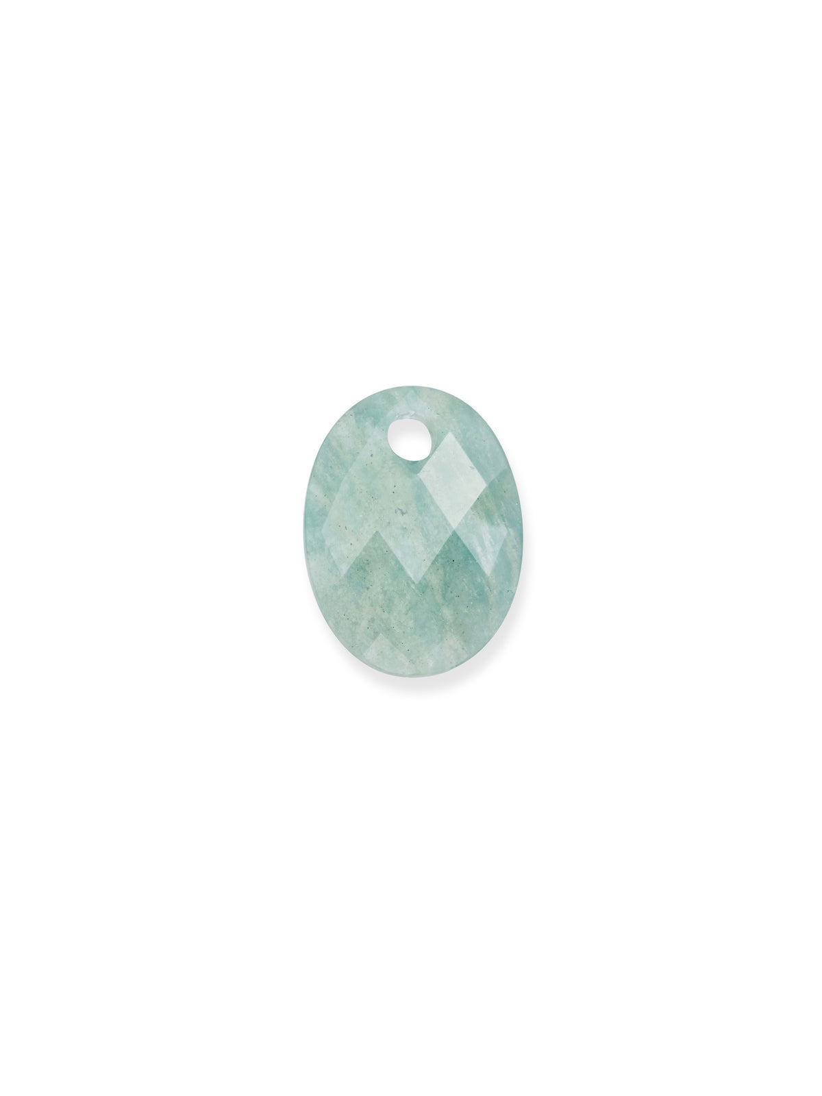 Pendant Edelsteen Medium Oval Rich Green Amazonite - Pendant Edelsteen Medium Oval Rich Green Amazonite