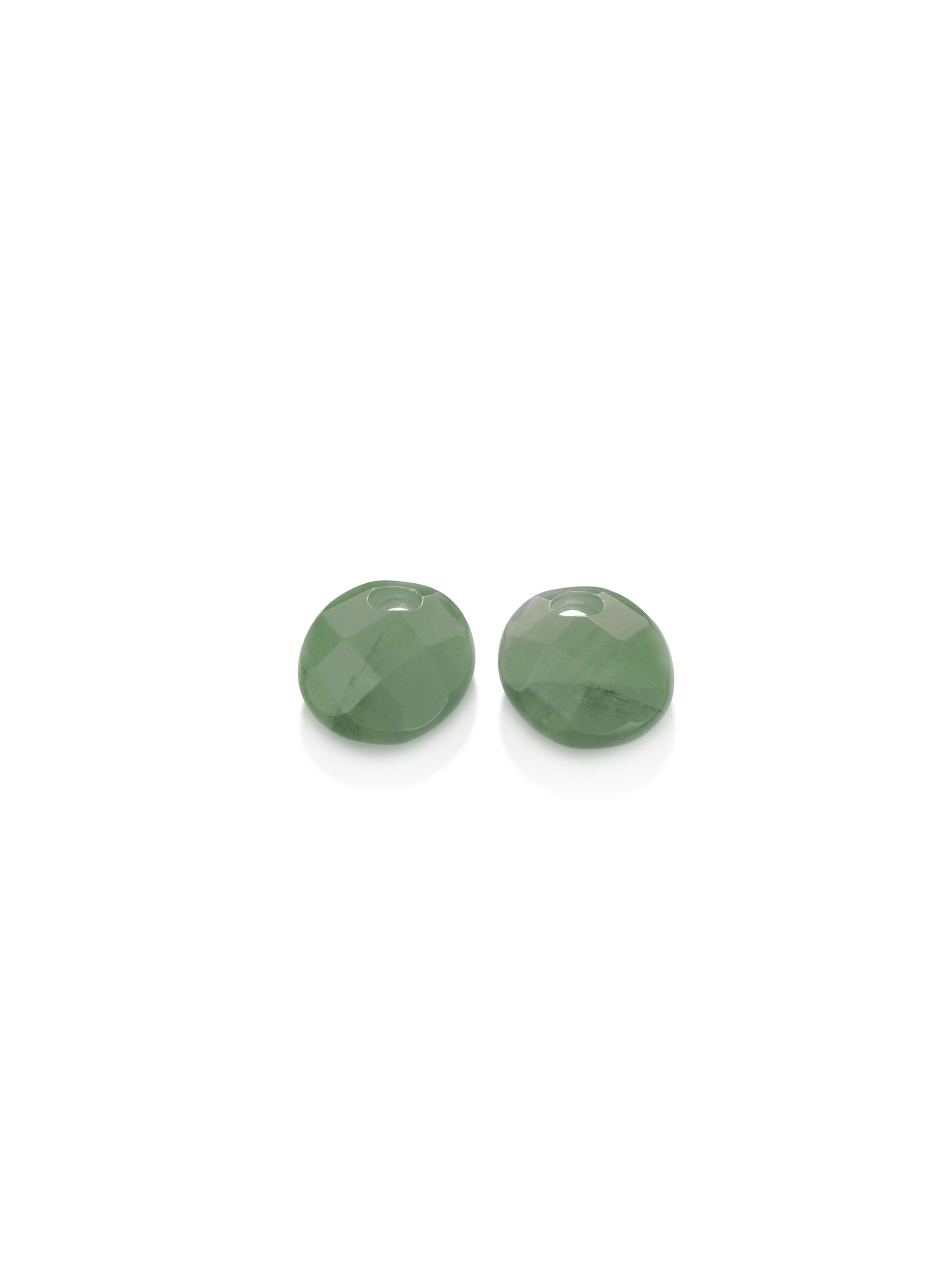 Oorbel Edelstenen Small Oval Green Aventurine - Oorbel Edelstenen Small Oval Green Aventurine