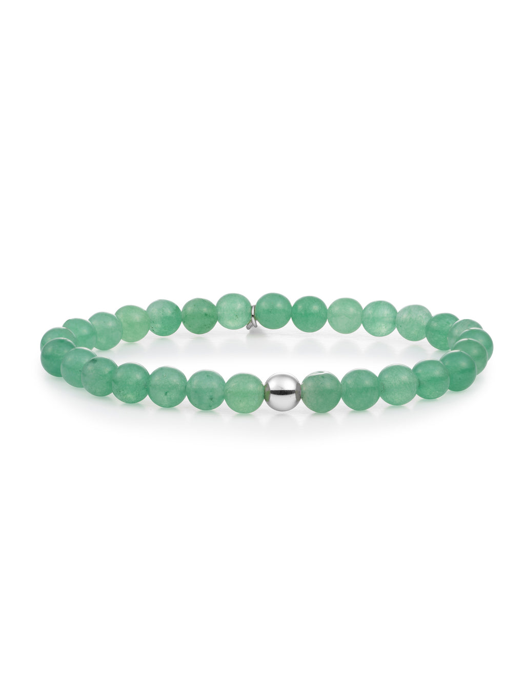 Saturn Armband Large Green Aventurine - 0.00 / 0.00 / Gold Plated